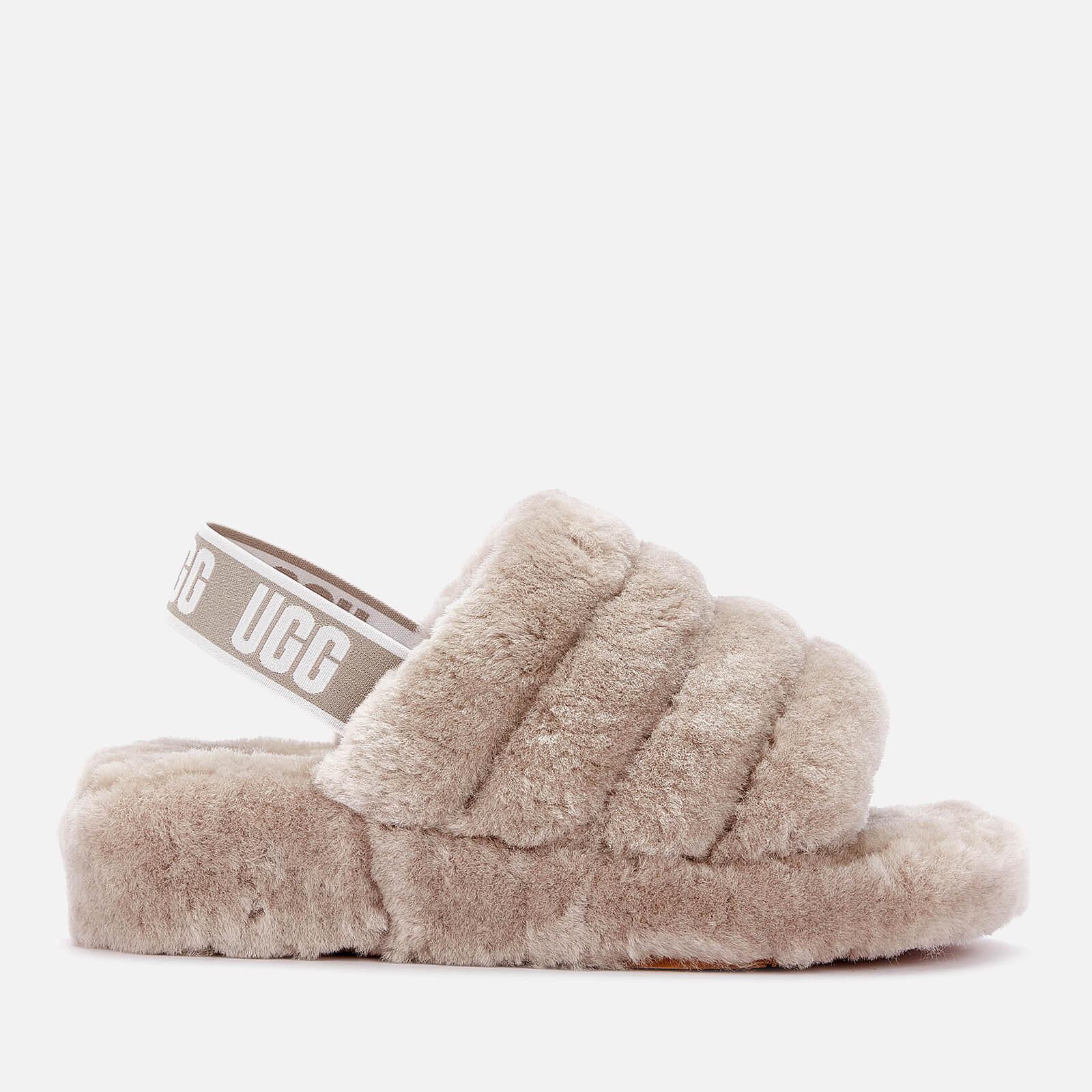 grey ugg slide slippers