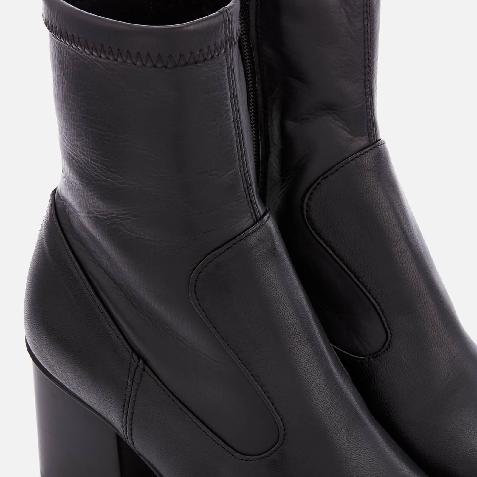 Vittoria Heeled Sock Boots in Black 