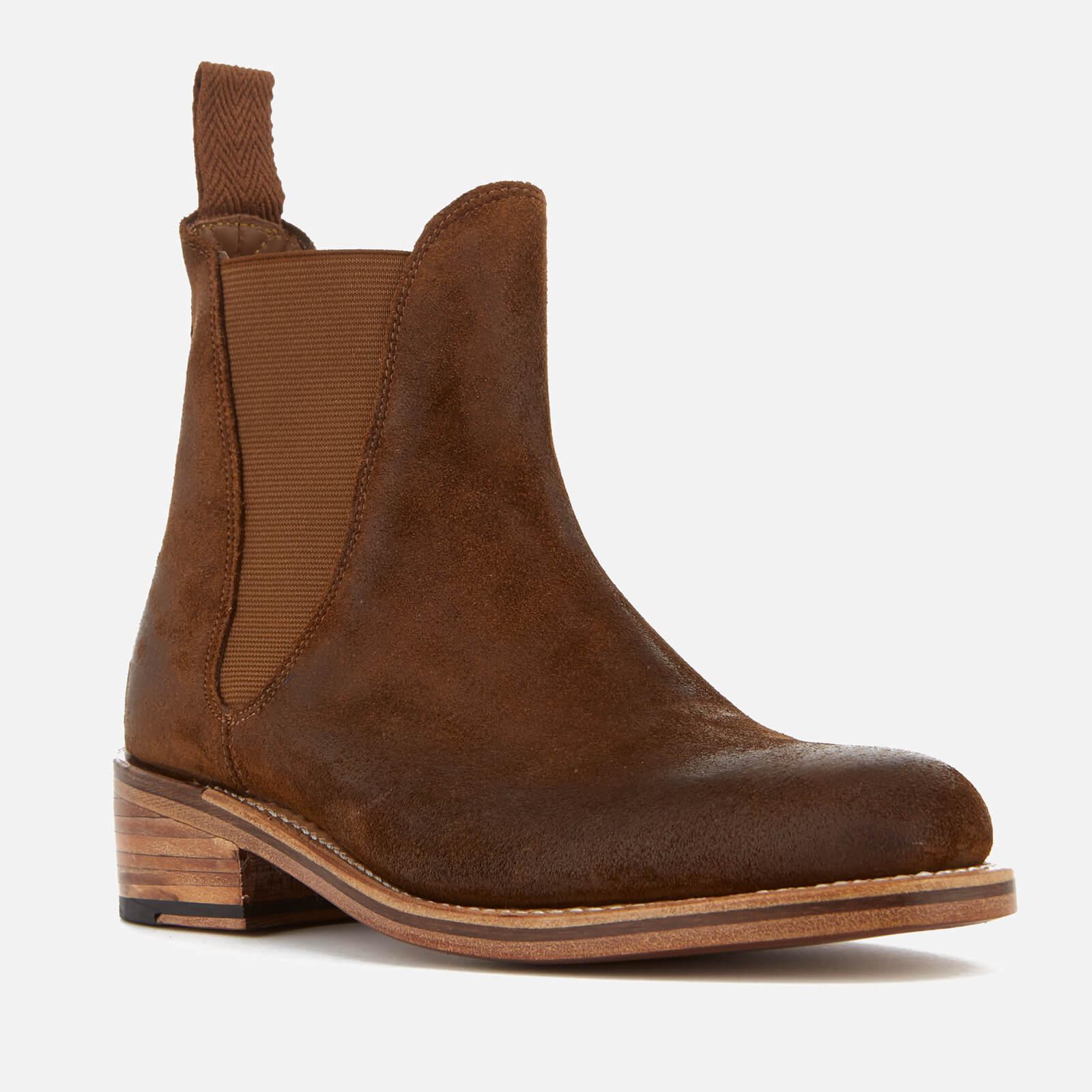 Brown Suede Chelsea Boots Women : Ecstasy-BROWN SUEDE LEATHER CHELSEA ...