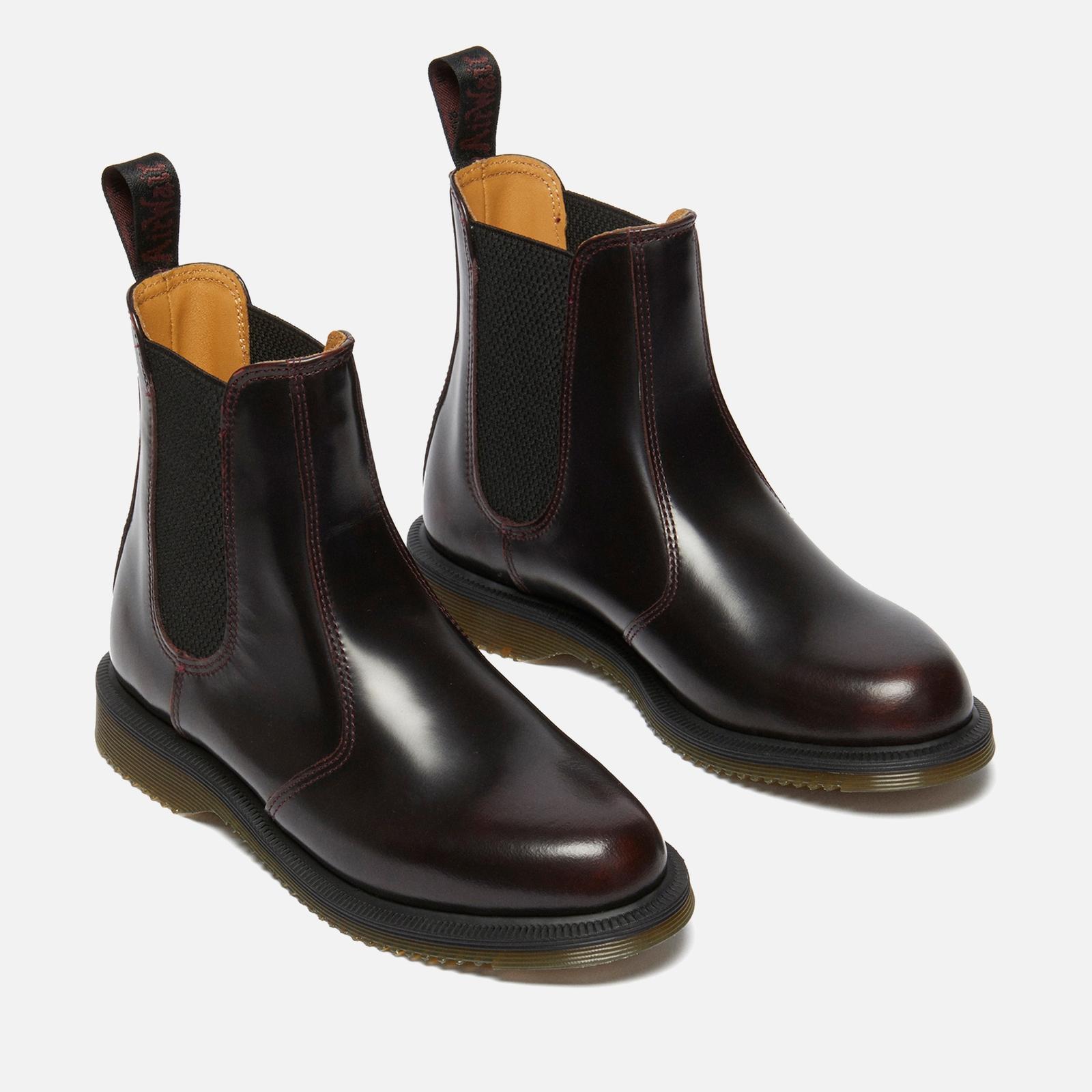 Dr. Martens Flora Leather Chelsea Boots in Black Lyst UK