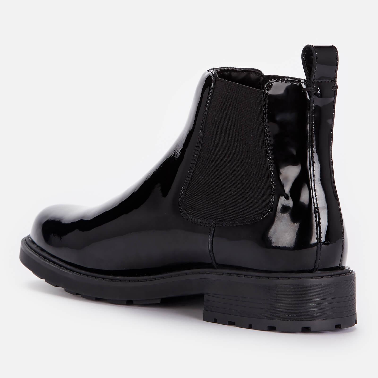 Clarks Leather Orinoco 2 Lane Patent Chelsea Boots in Black - Lyst
