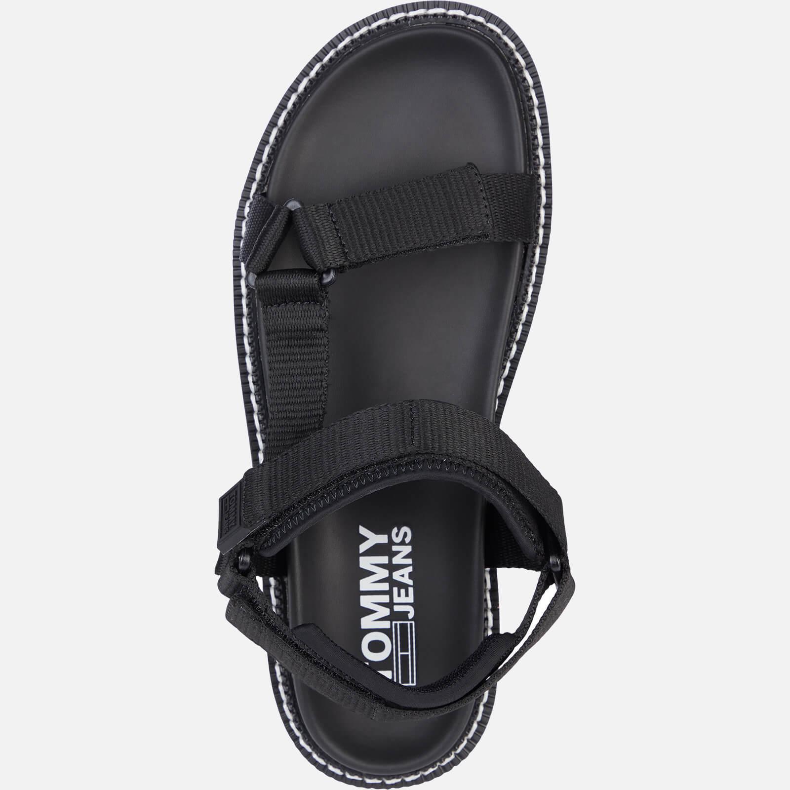 Tommy Hilfiger Denim Chunky Tech Sandals in Black for Men | Lyst