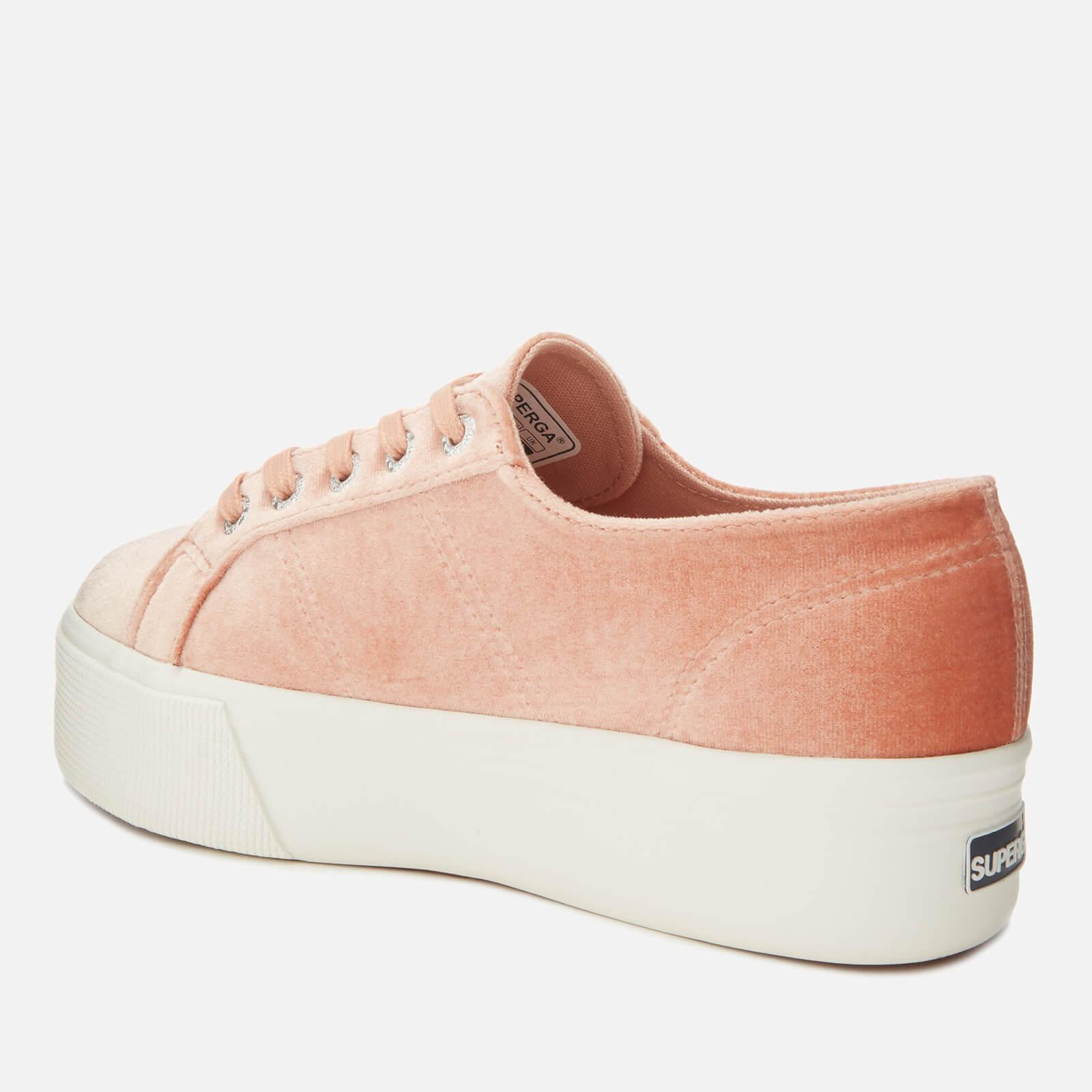 velvet superga flatforms