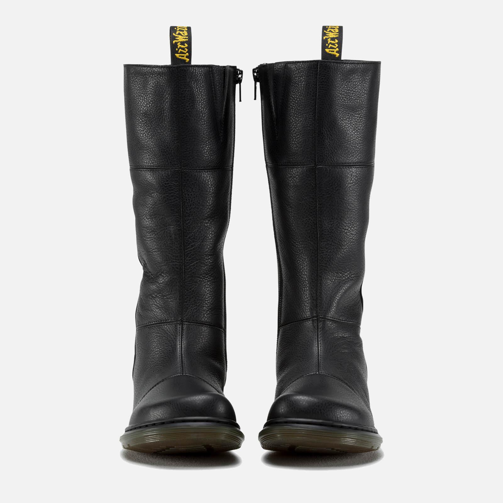 Dr. Martens Leather Charla Broadway High Boots in Black - Lyst
