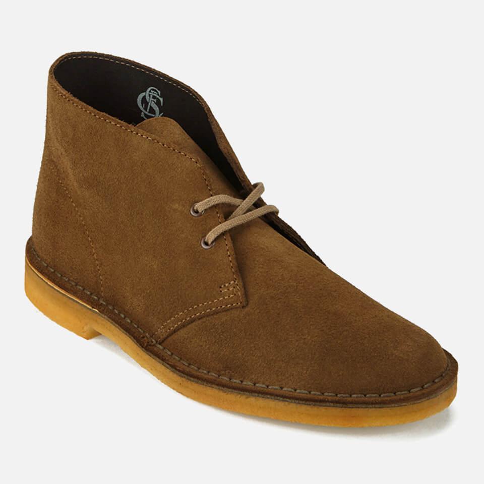 Clarks Suede Desert Boot Mid Boots in Tan (Brown) for Men - Lyst