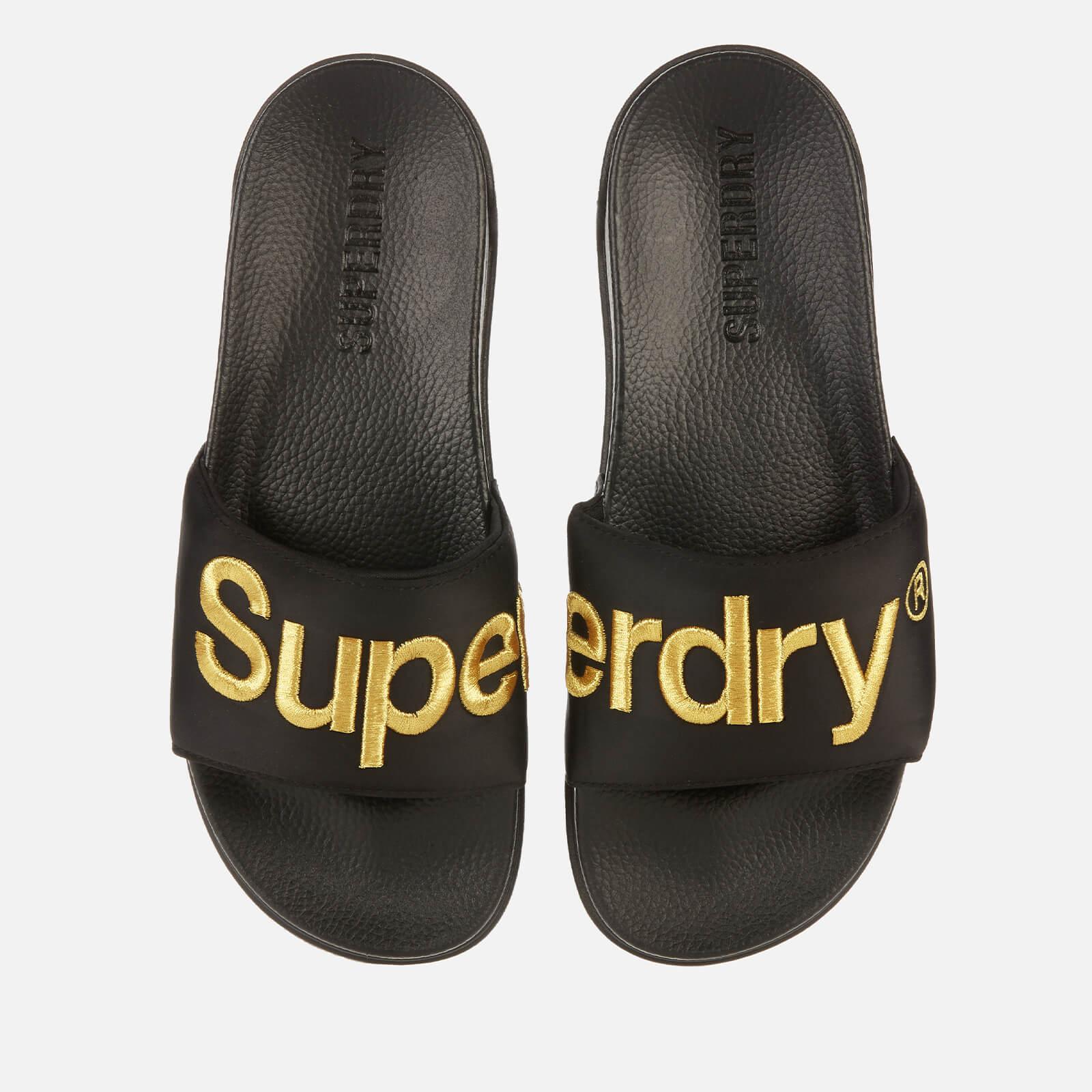 Superdry Classic Scuba Slide Sandals in Black for Men | Lyst