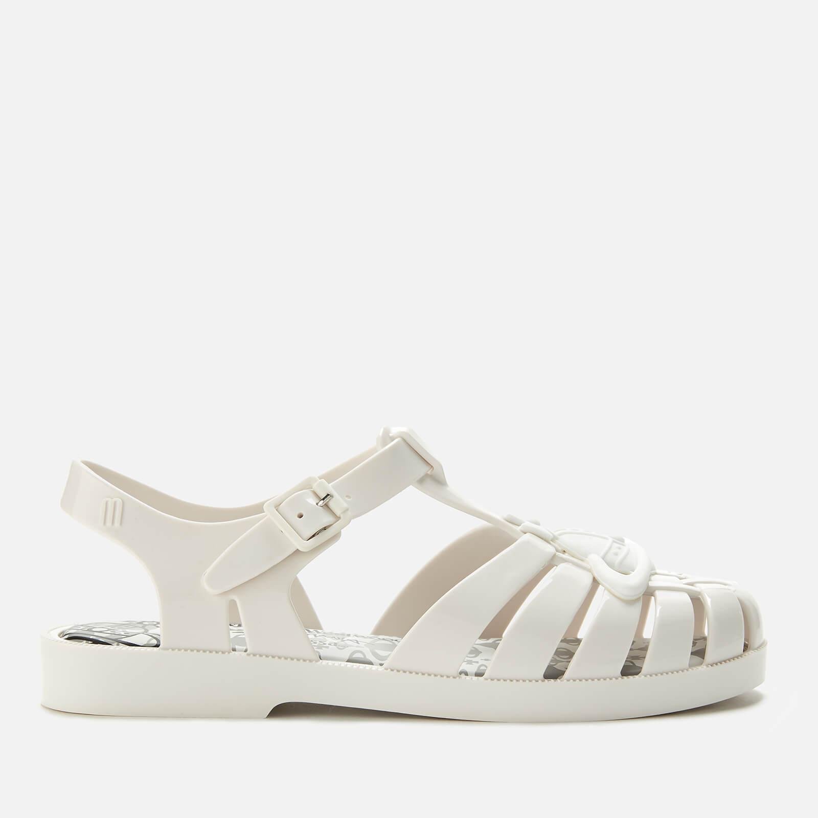 melissa white sandals