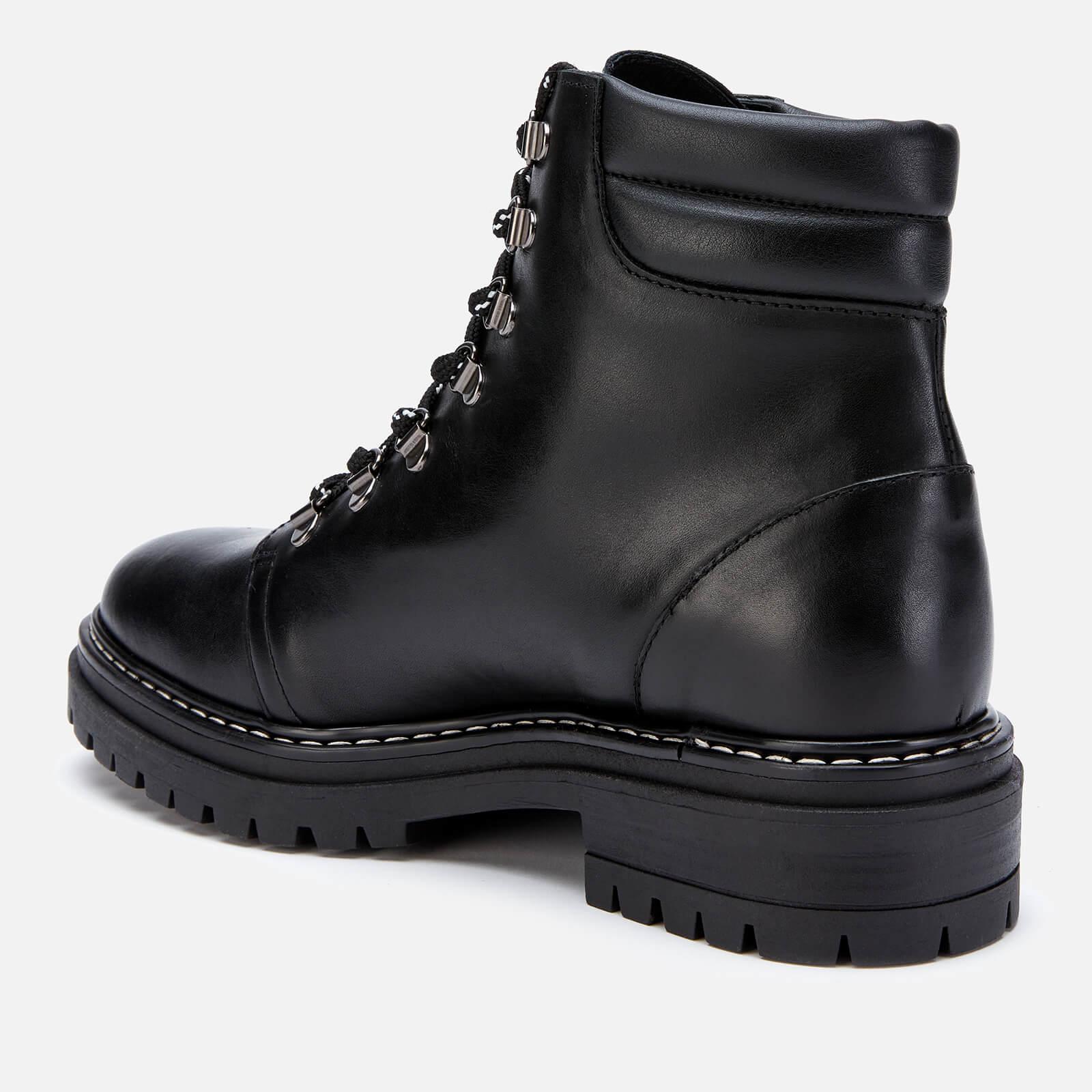 Whistles Amber Leather Hiking Style Boots in Black - Lyst
