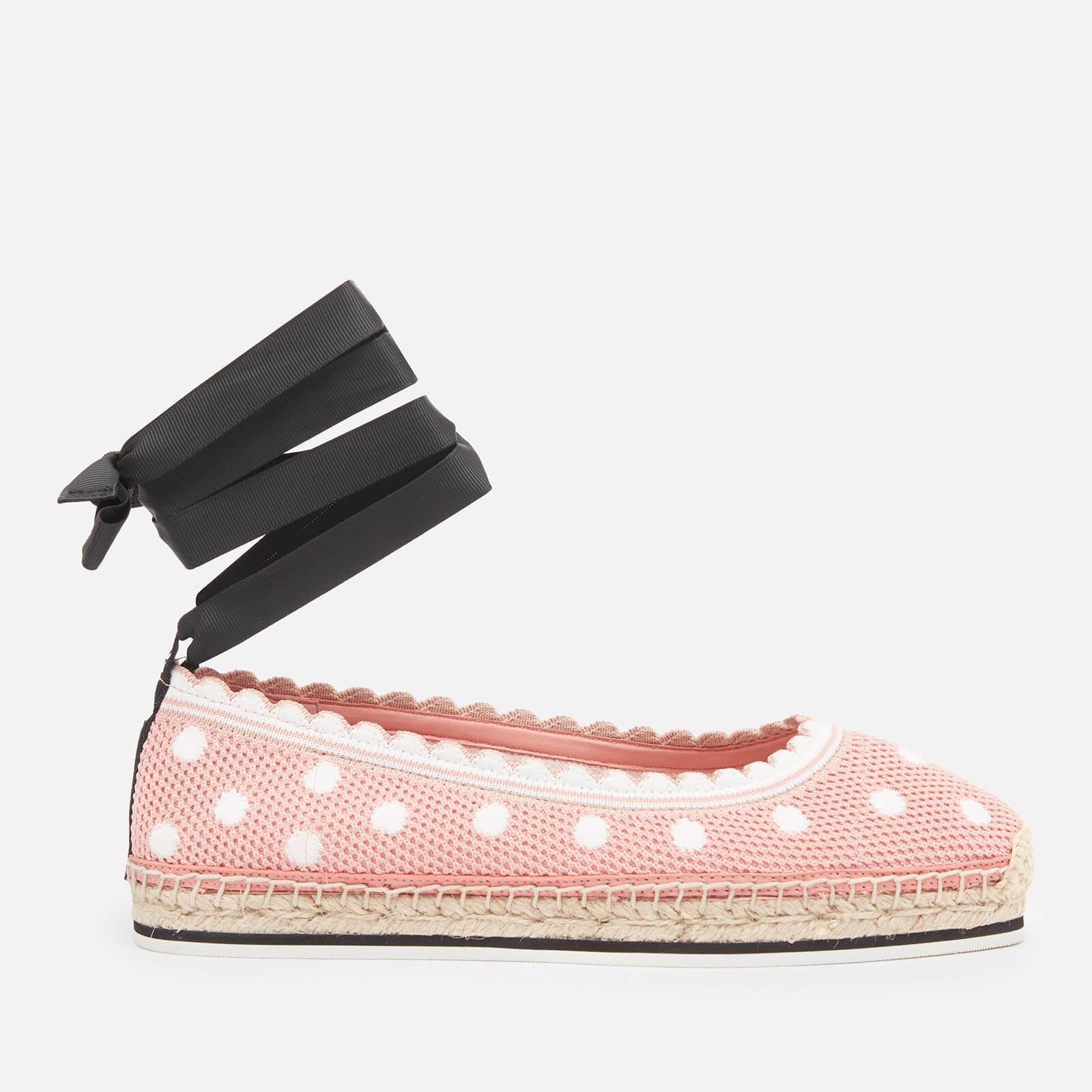 Kate Spade Knottingham Knitted Espadrilles in Pink | Lyst