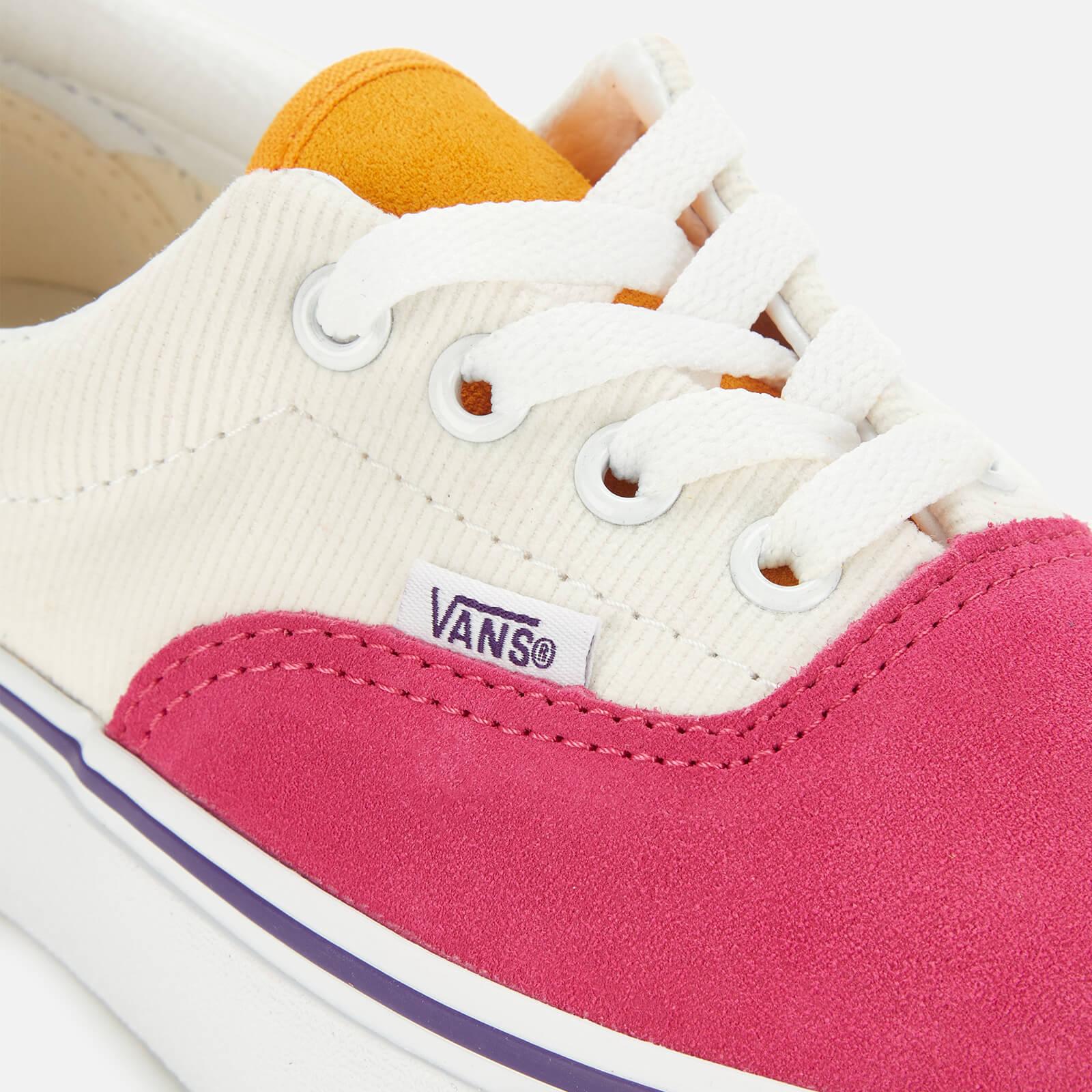 pink yellow green vans