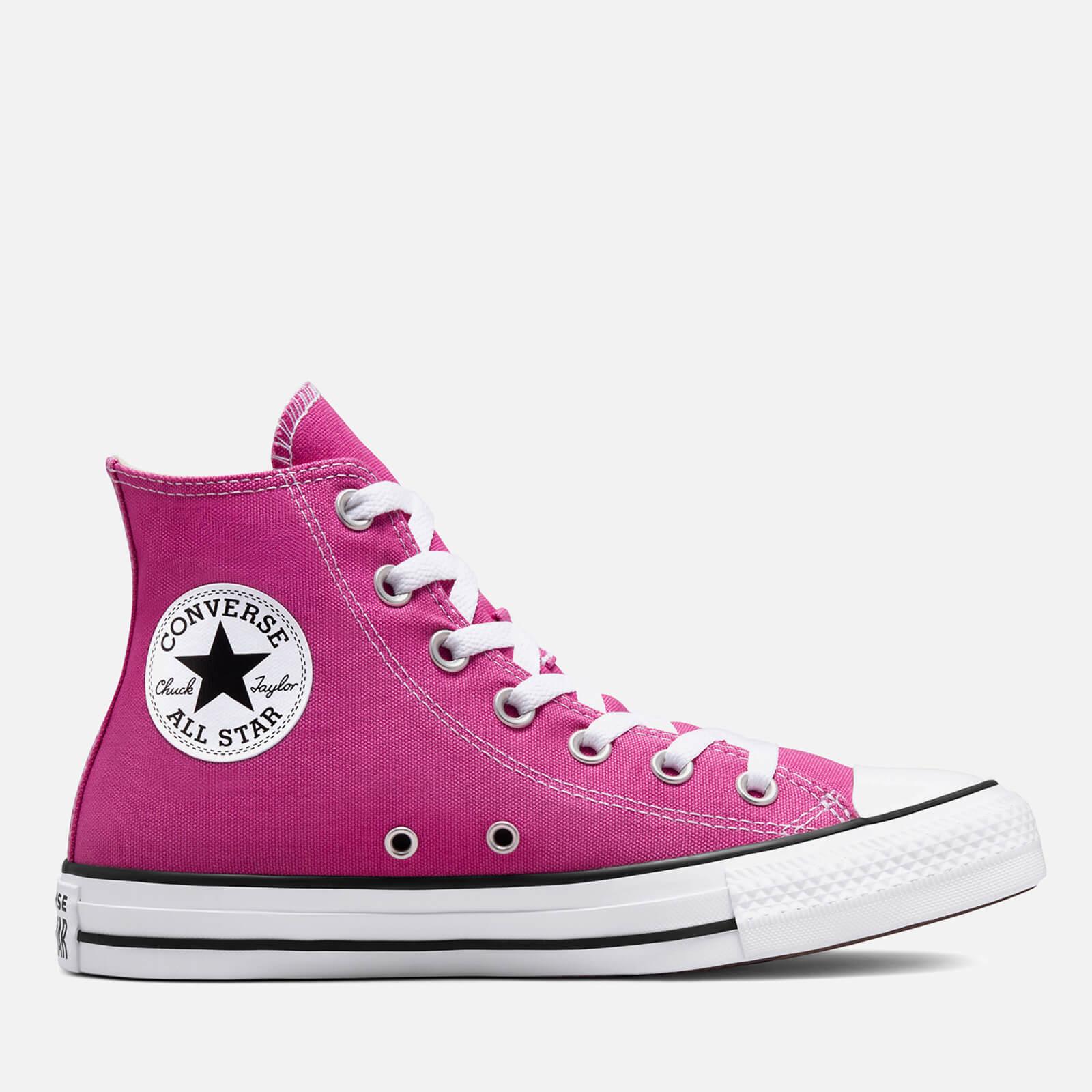 Converse Chuck Taylor All Star Hi-top Canvas Trainers in Pink | Lyst