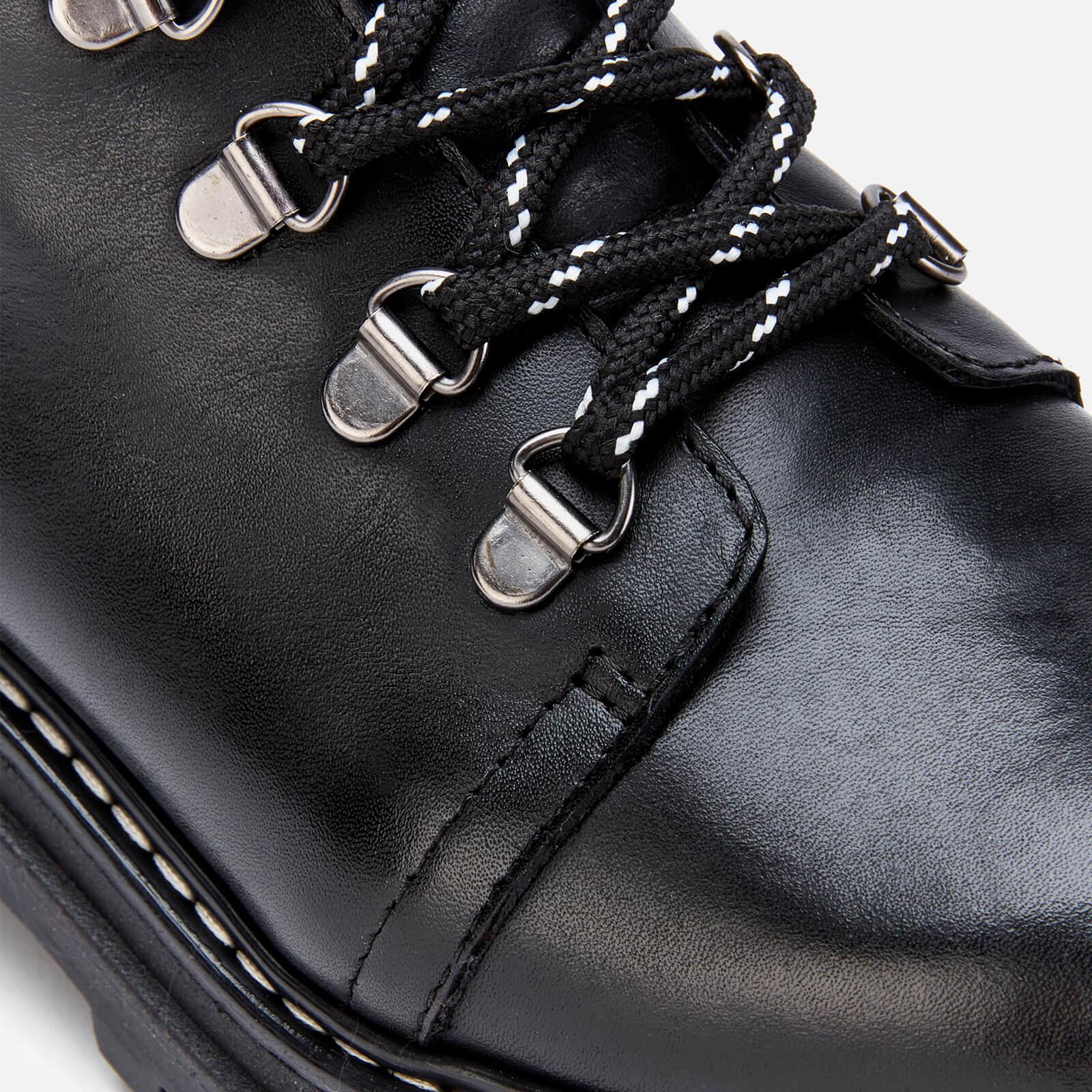 Whistles Amber Leather Hiking Style Boots in Black - Lyst