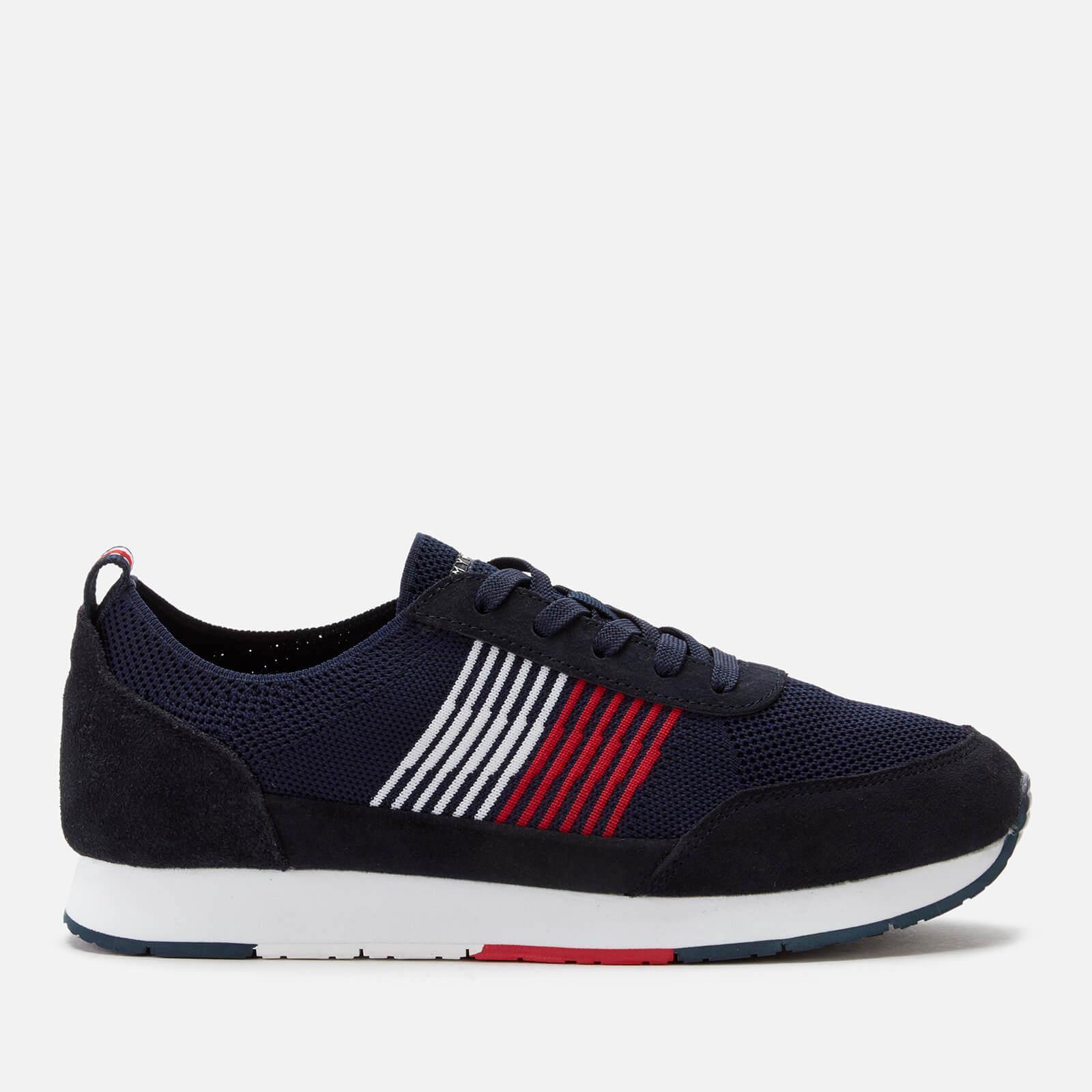 lacoste stone & navy chaymon trainers
