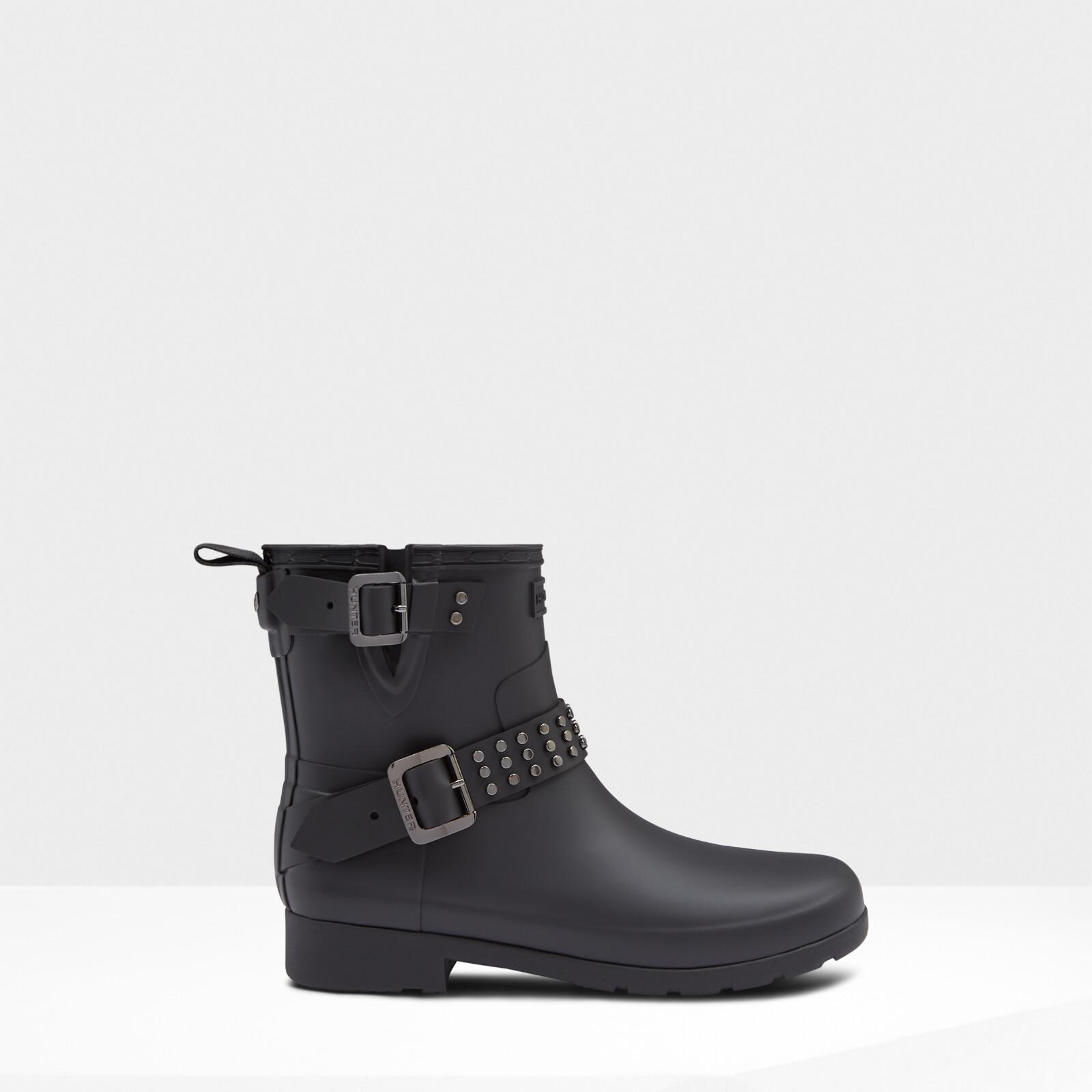 hunter refined stud biker boots