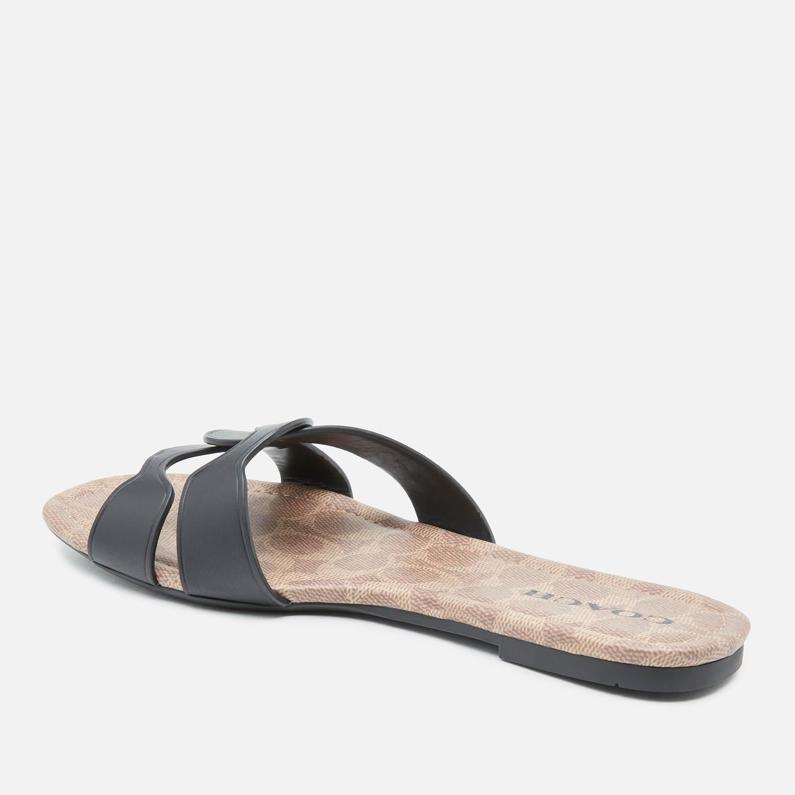 COACH Essie Leather Sandals | Lyst