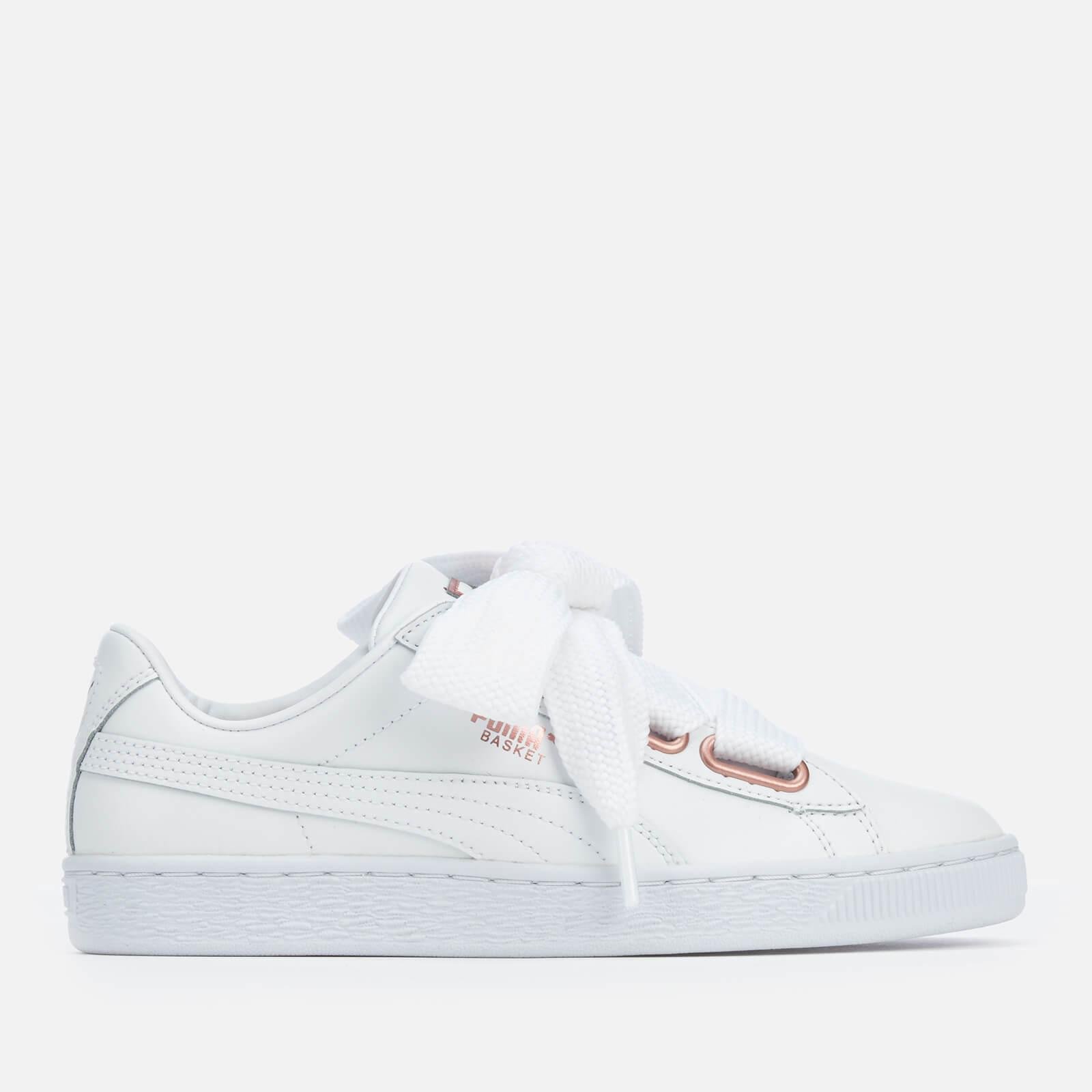 PUMA Basket Heart Leather Trainers in 