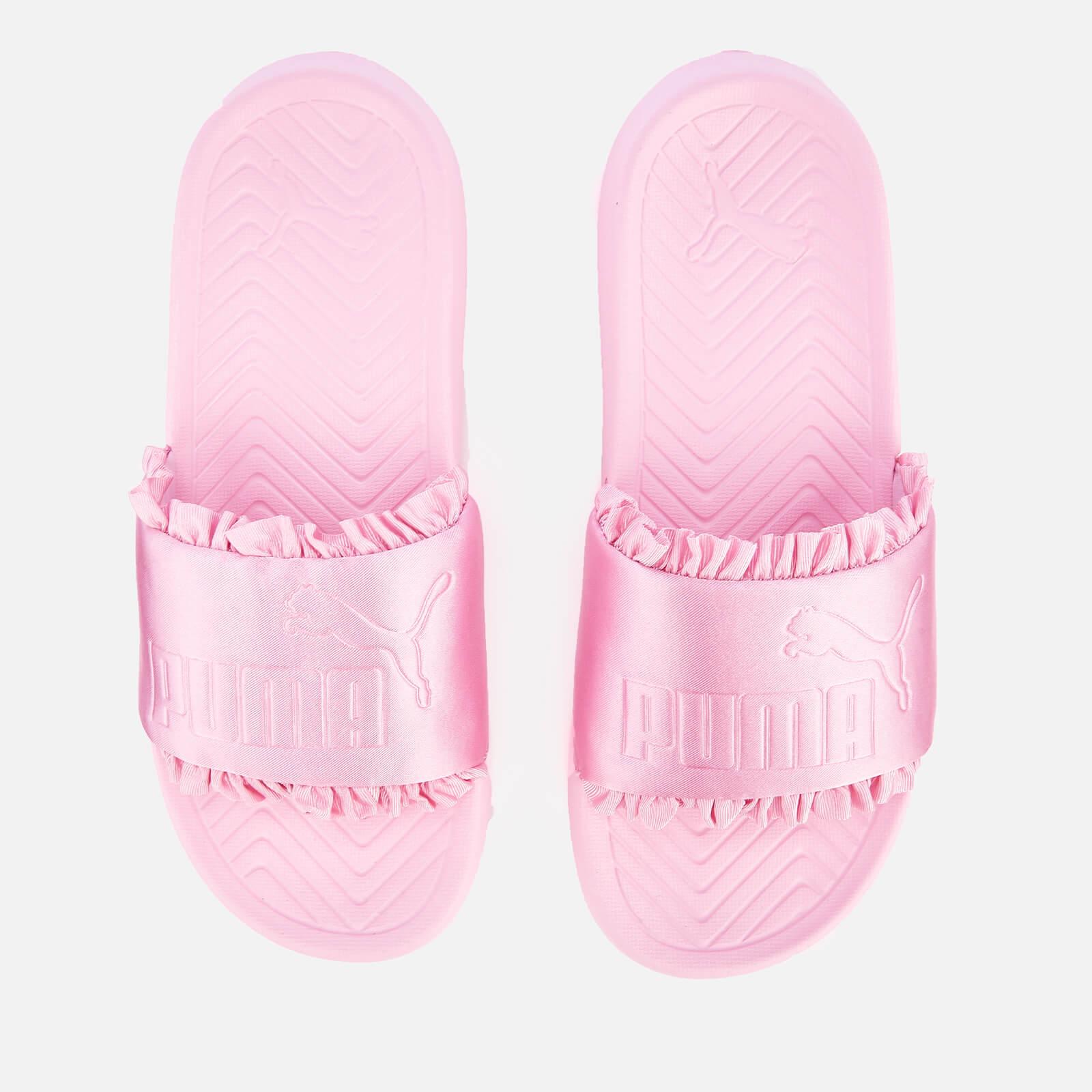 PUMA Popcat Silk Slide Sandals in Pink 