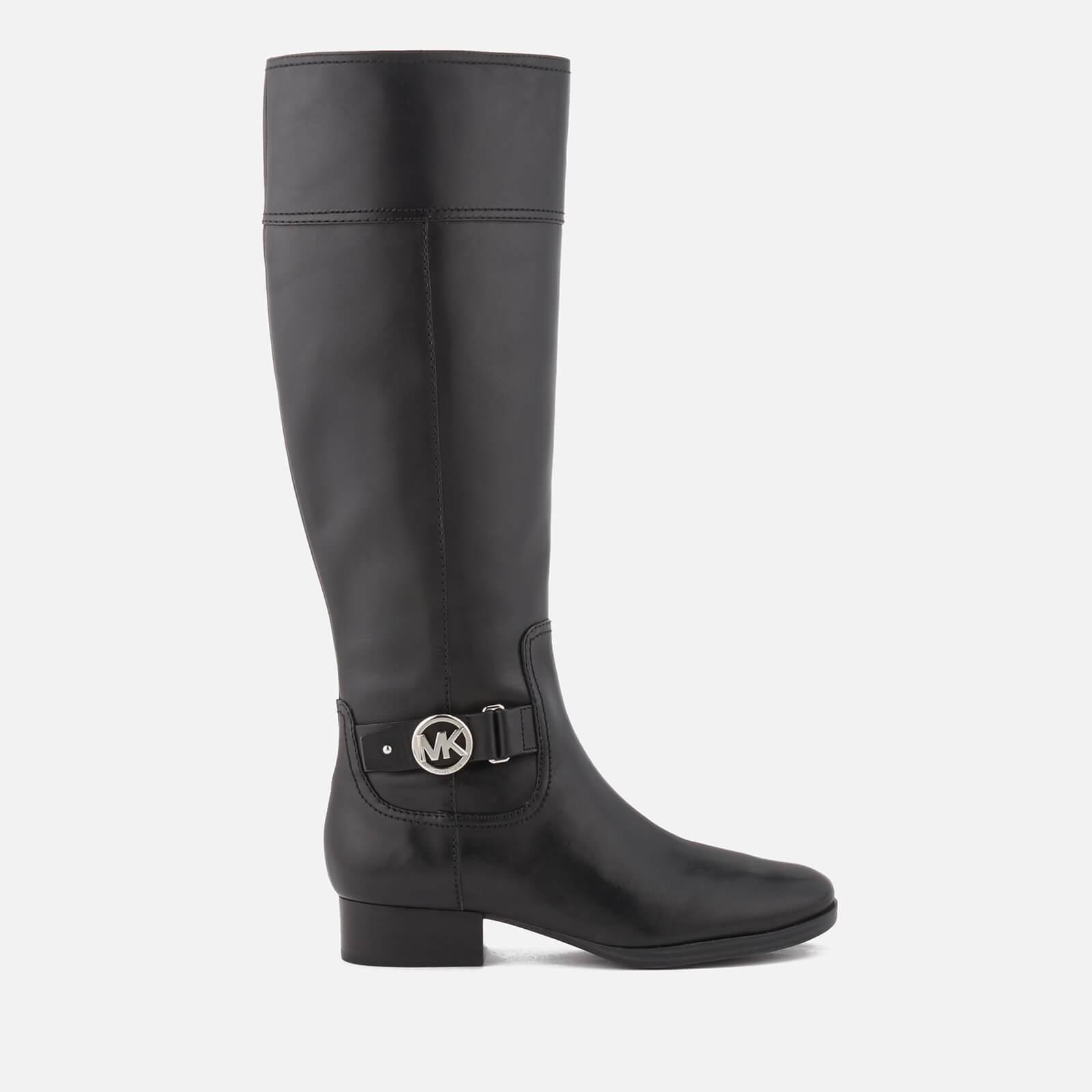MICHAEL Michael Kors Harland Leather Knee High Boots in Black - Lyst