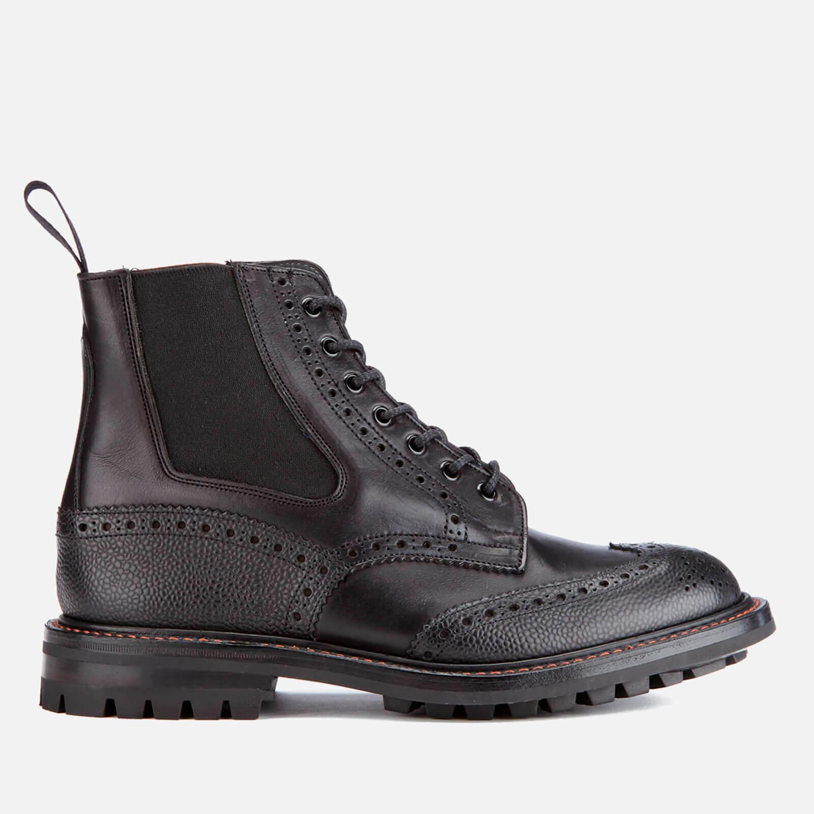 Tricker's Men's Ellis Leather/scotch Grain Commando Sole Lace Up Boots ...