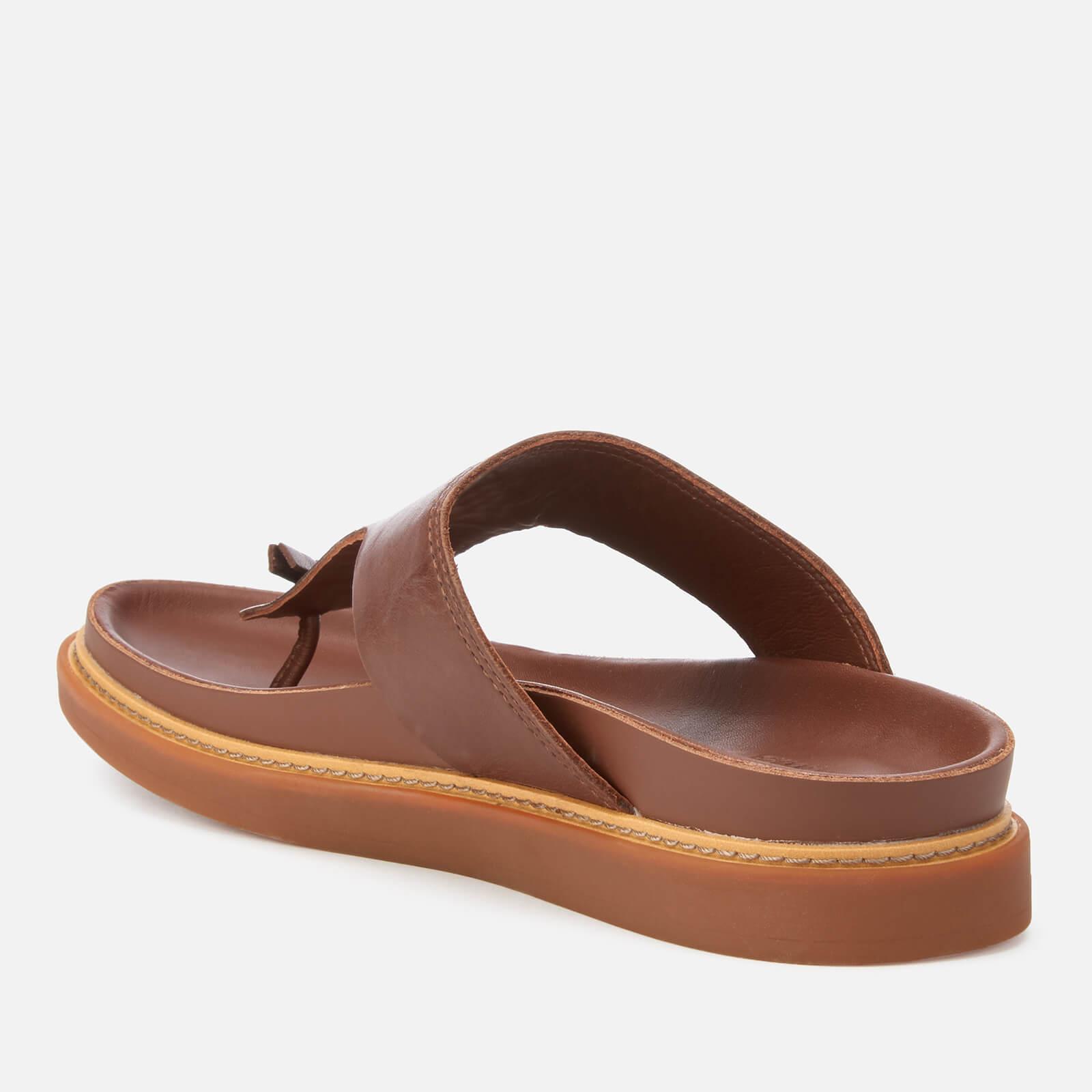 clarks leather toe post sandals