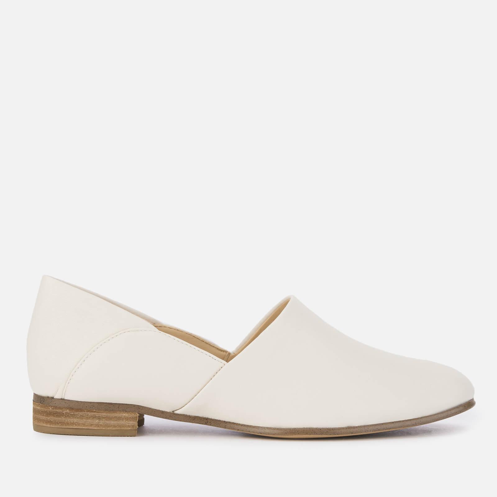 clarks pure tone white leather