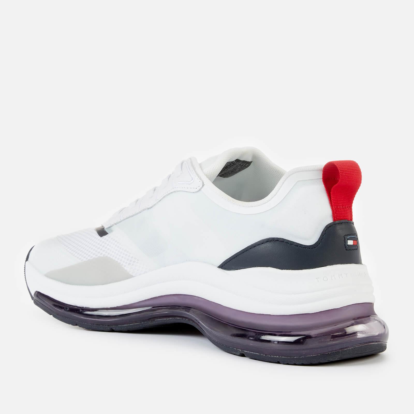Tommy Hilfiger Air Runner Mix Trainers in White for Men | Lyst