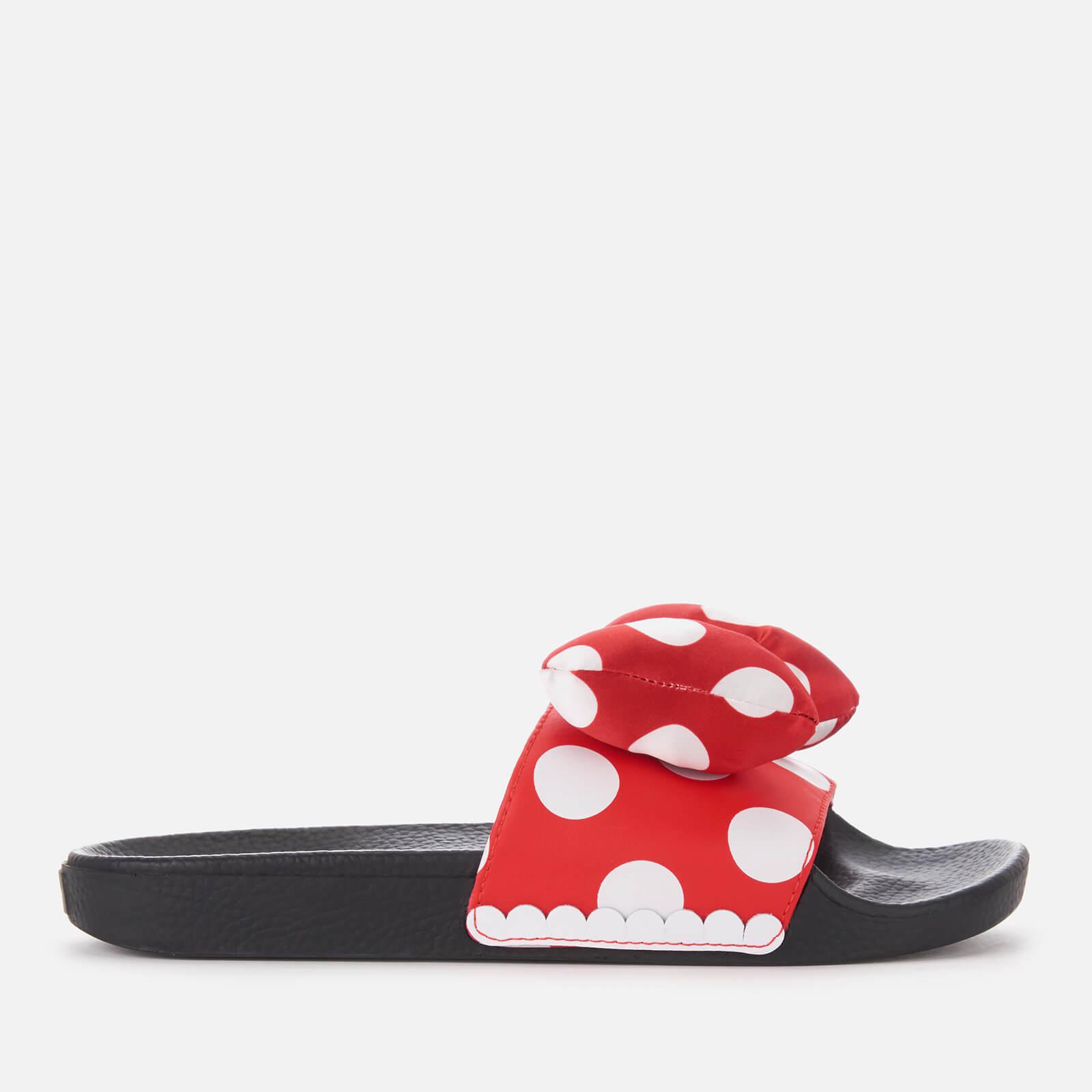 Vans Rubber Disney Minnie�s Bow Slide Sandals in White Lyst