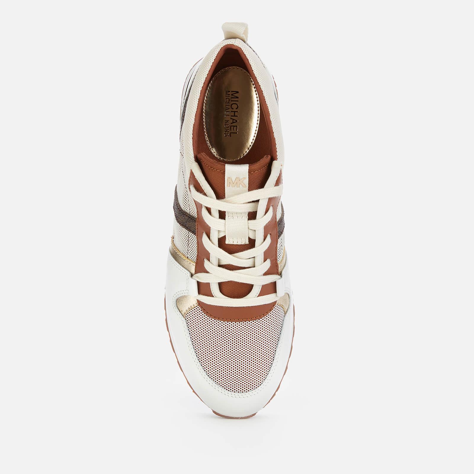 MICHAEL Michael Kors Leather Dash Running Style Trainers in White - Lyst