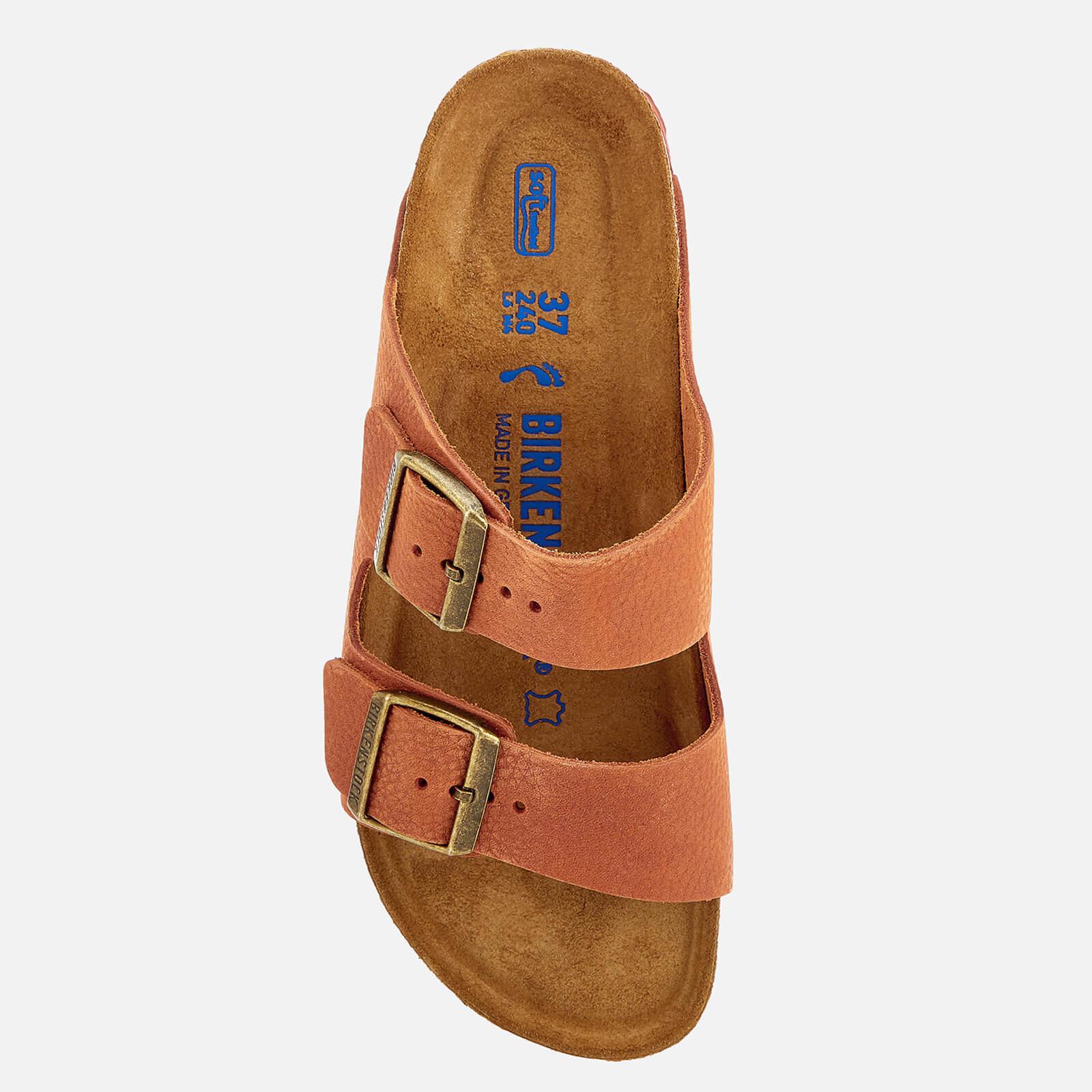 womens orange birkenstock sandals