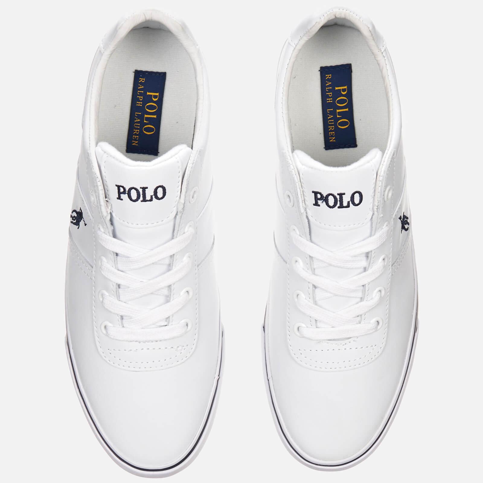 Polo Ralph Lauren Hanford Leather Trainers in White for Men - Lyst