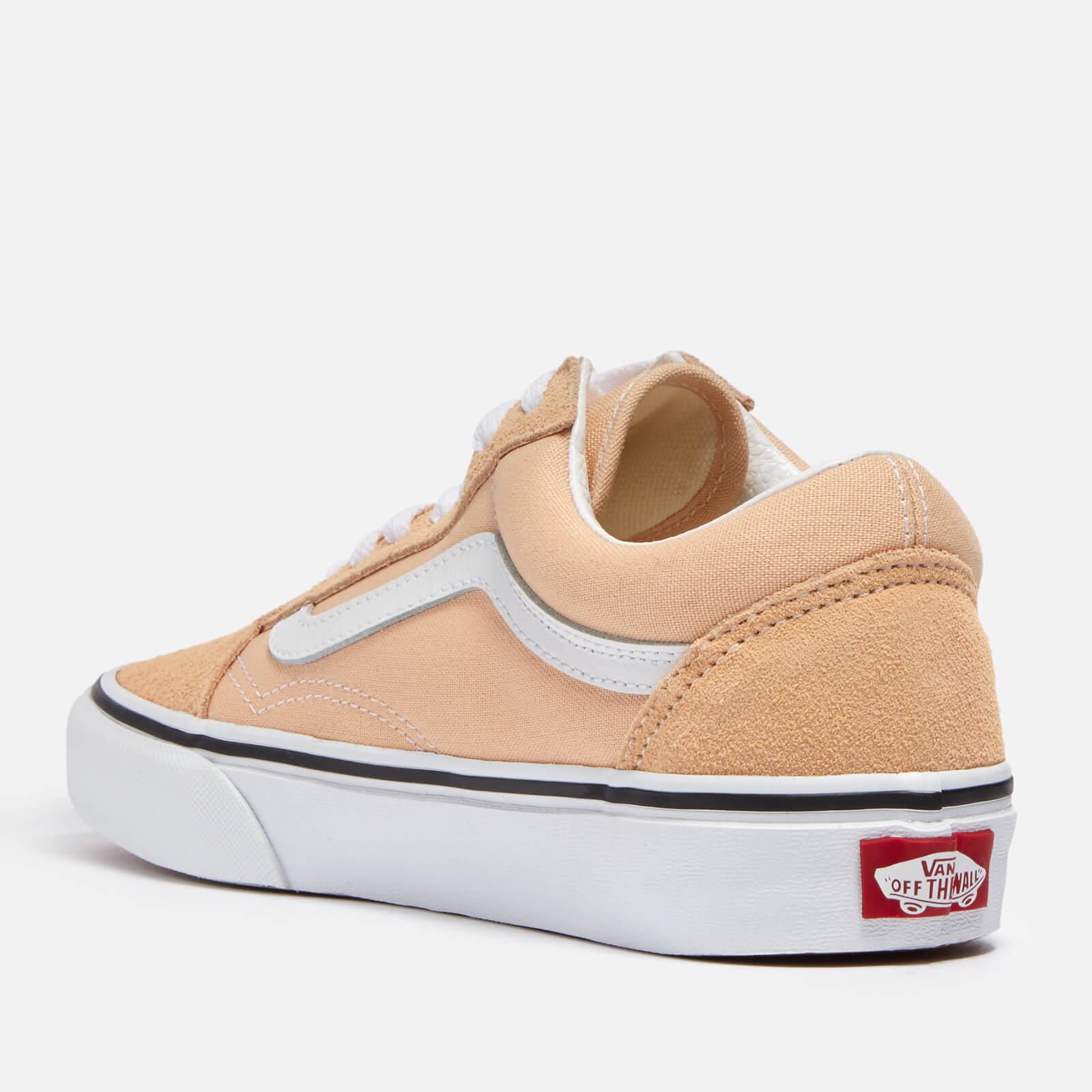 Vans Old Skool Low-top Suede And Canvas Trainers in Natural | Lyst