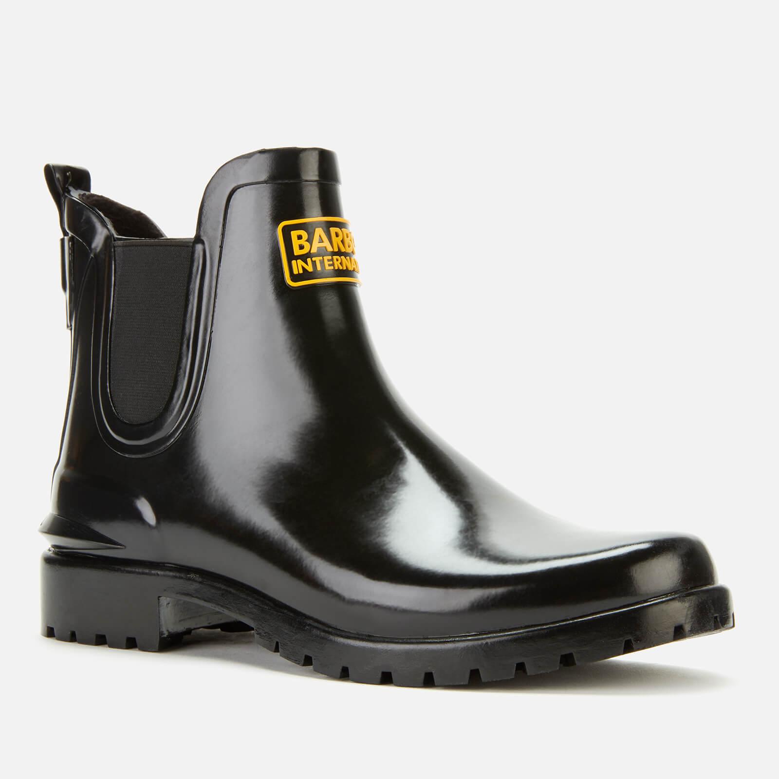 barbour tartan wellies