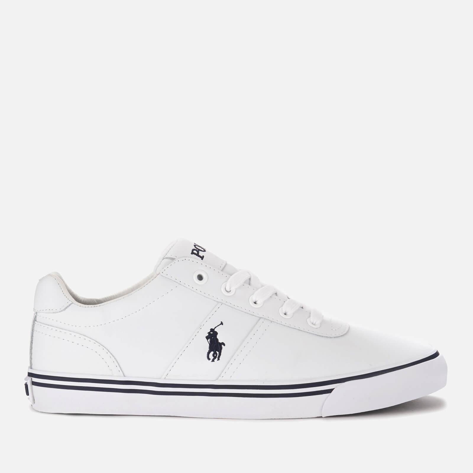 Polo Ralph Lauren Hanford Leather Trainers in White for Men | Lyst UK