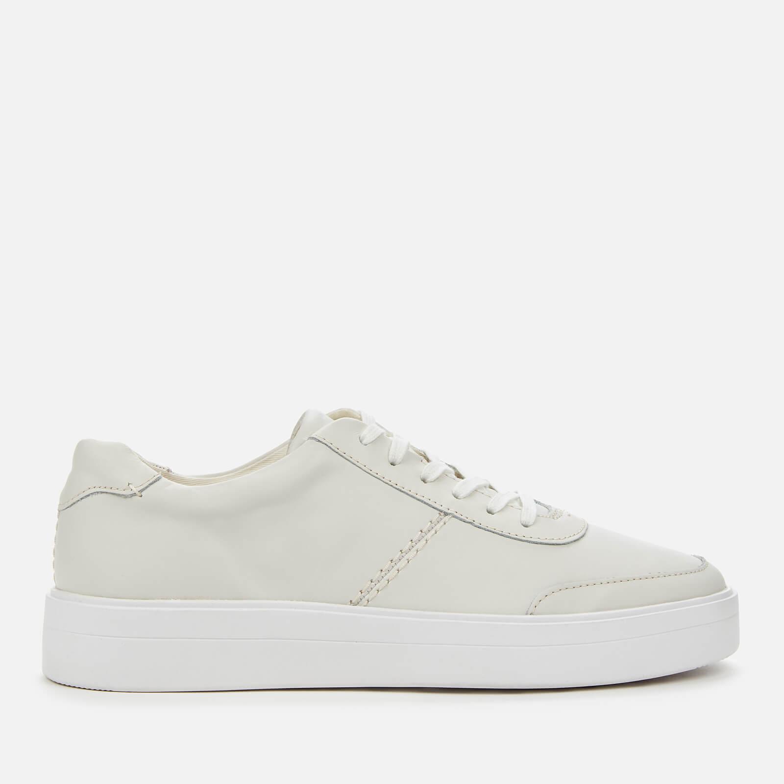 clarks slip on trainers