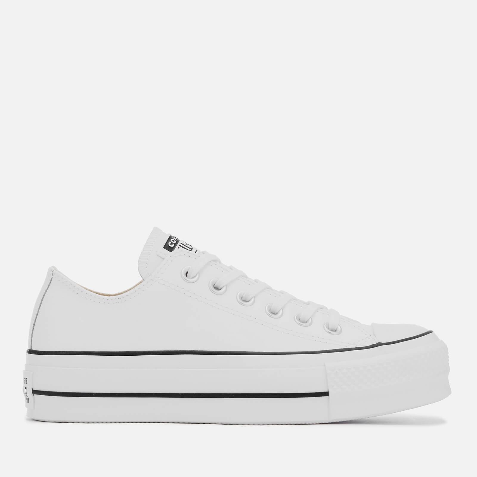 Converse Chuck Taylor All Star Lift Clean Ox Trainers in White - Lyst