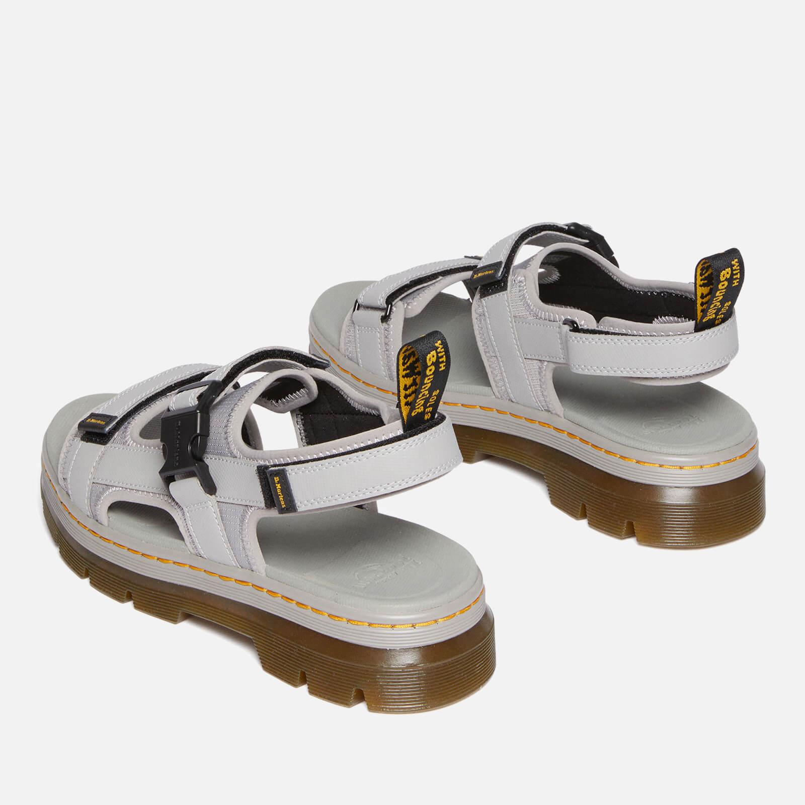 Dr. Martens Forster Ripstop, Webbing And Leather Sandals in White for Men |  Lyst