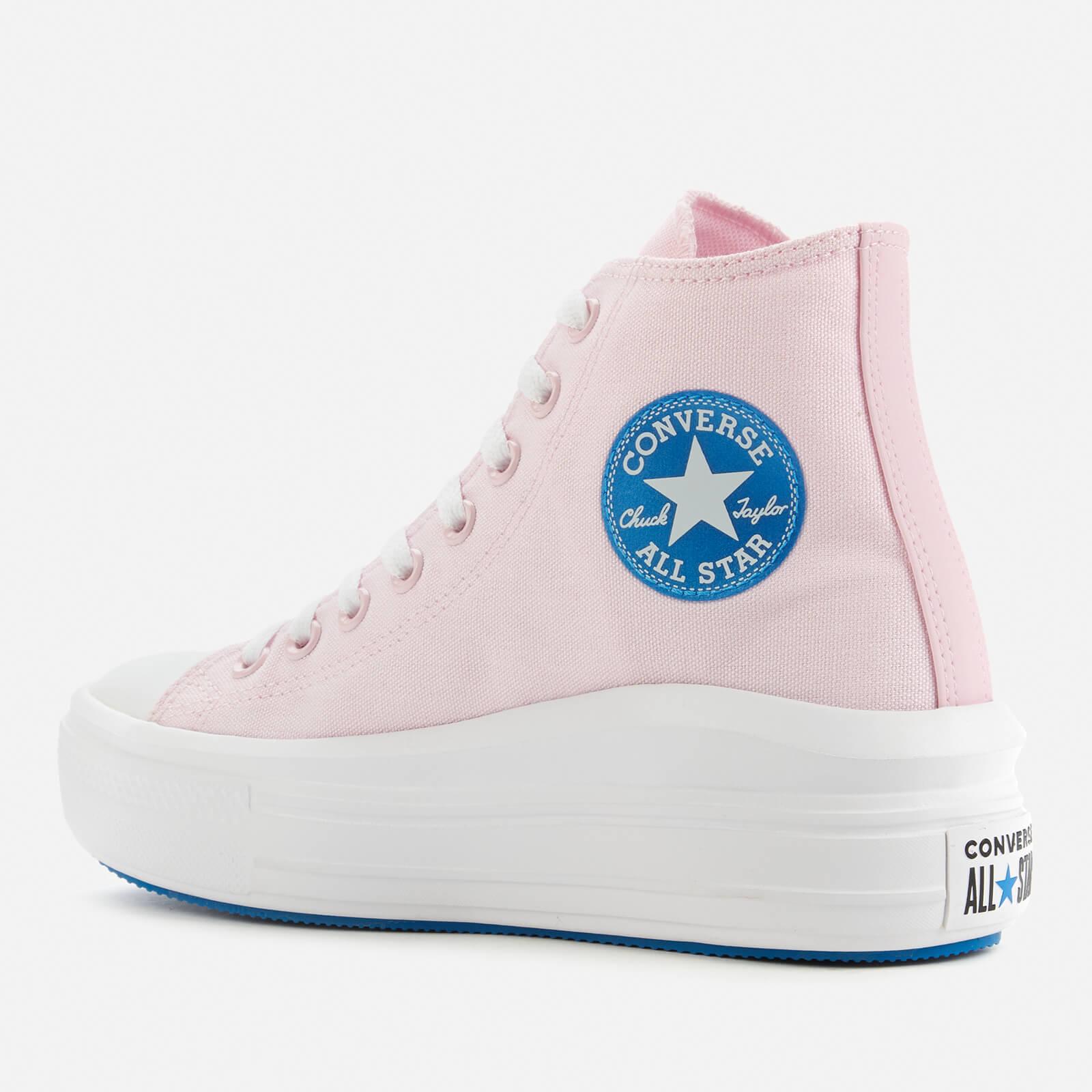 Converse Chuck Taylor All Star Anodized Metals Move Hi-top Trainers in Pink  | Lyst