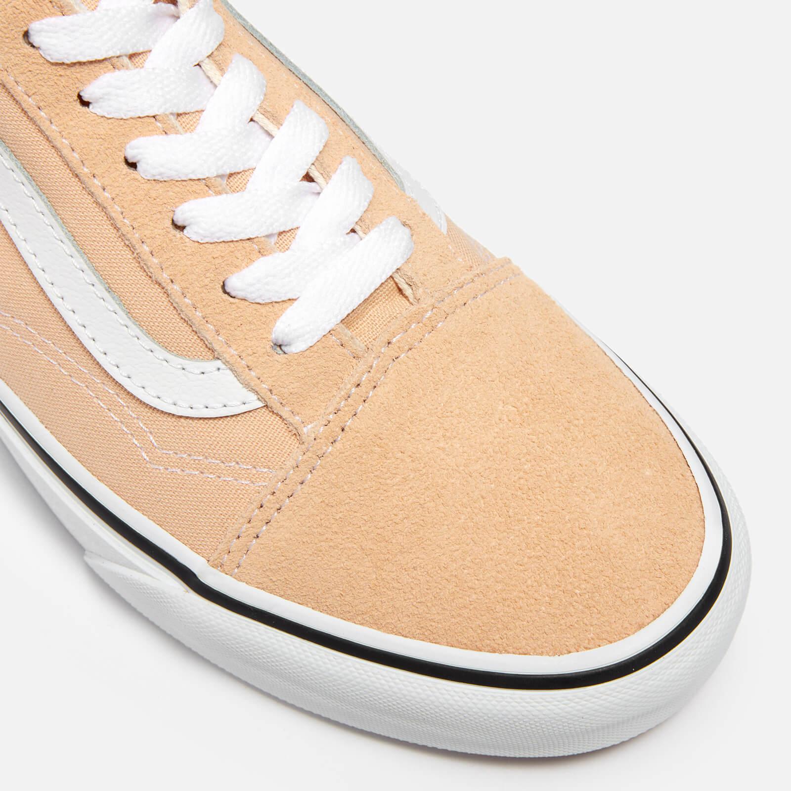 Vans Old Skool Low-top Suede And Canvas Trainers in Natural | Lyst