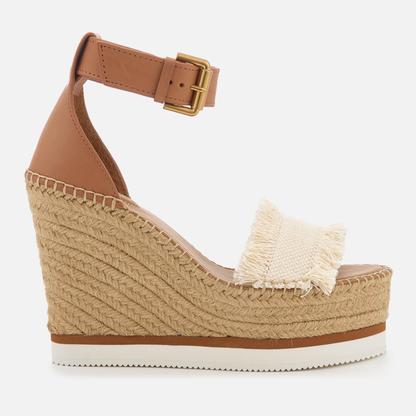 chloe canvas sandals