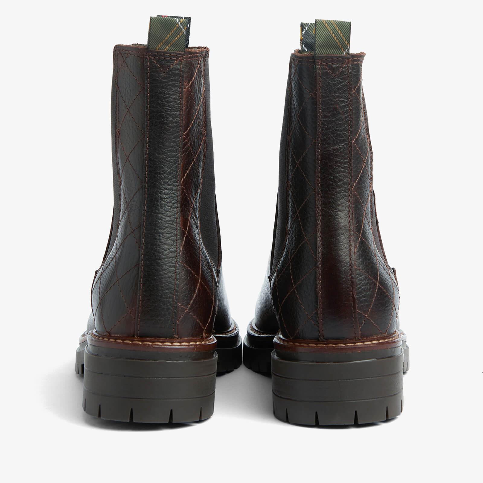 Barbour Evie Leather Chelsea Boots in Black Lyst