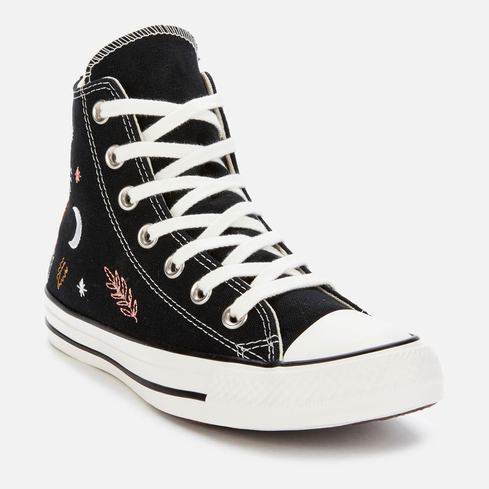 Converse Chuck Taylor All Star It's Ok To Wander Hi-top Trainers in Black |  Lyst