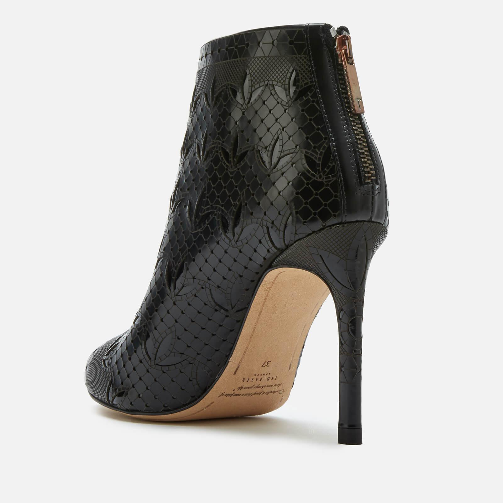 ted baker peep toe boots