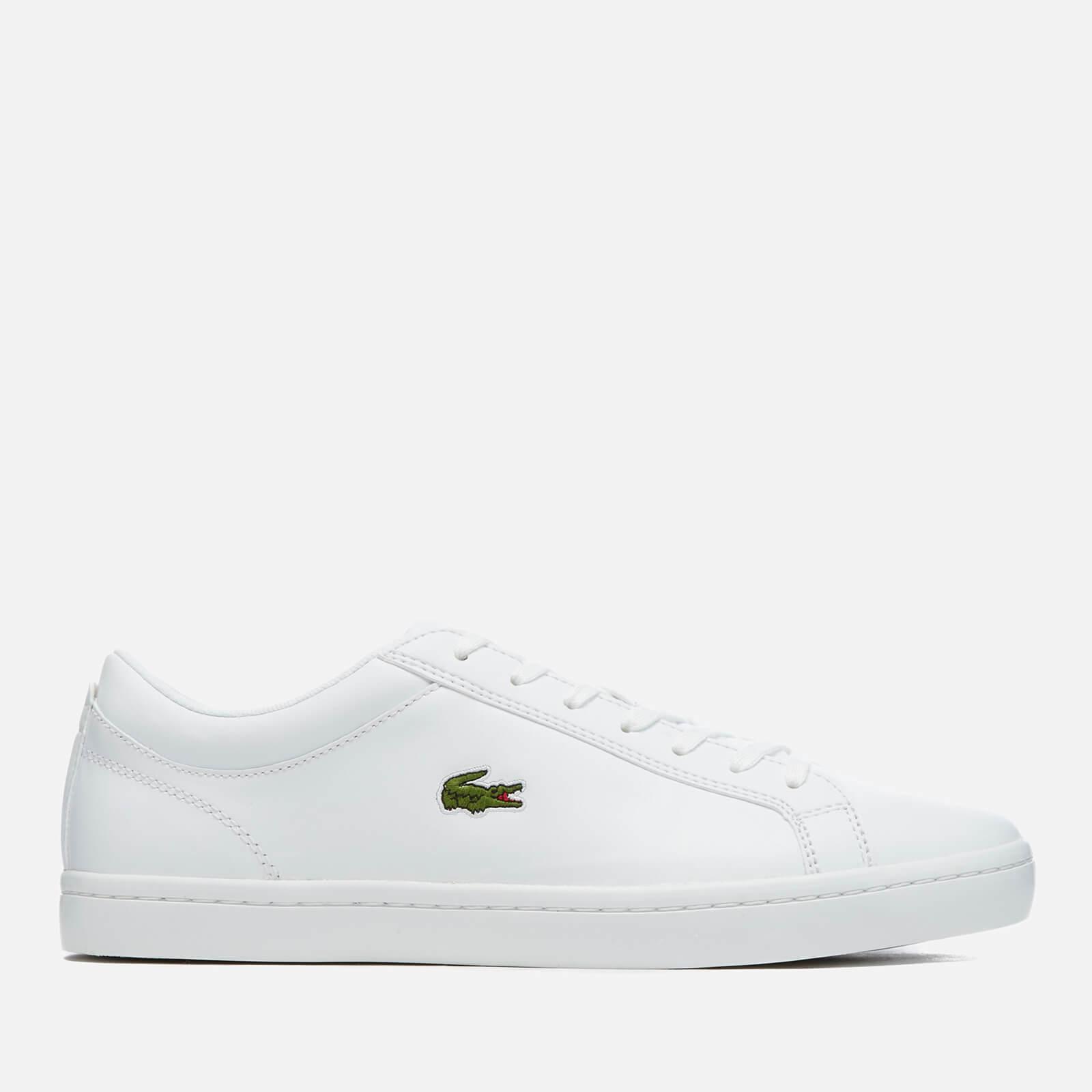 lacoste white trainers