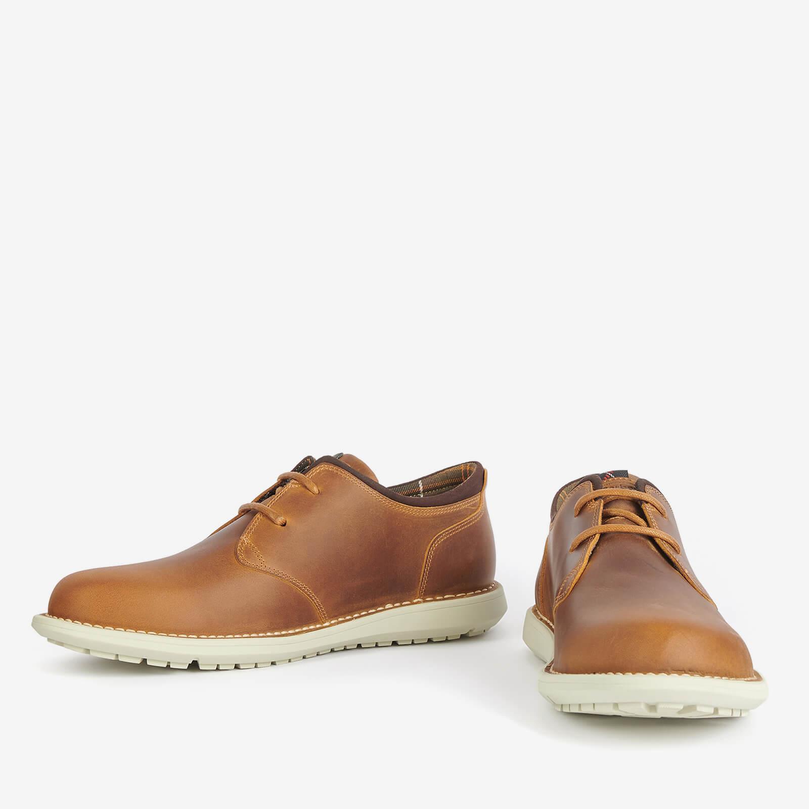 Barbour Acer Leather Derby Shoes in Brown for Men | Lyst