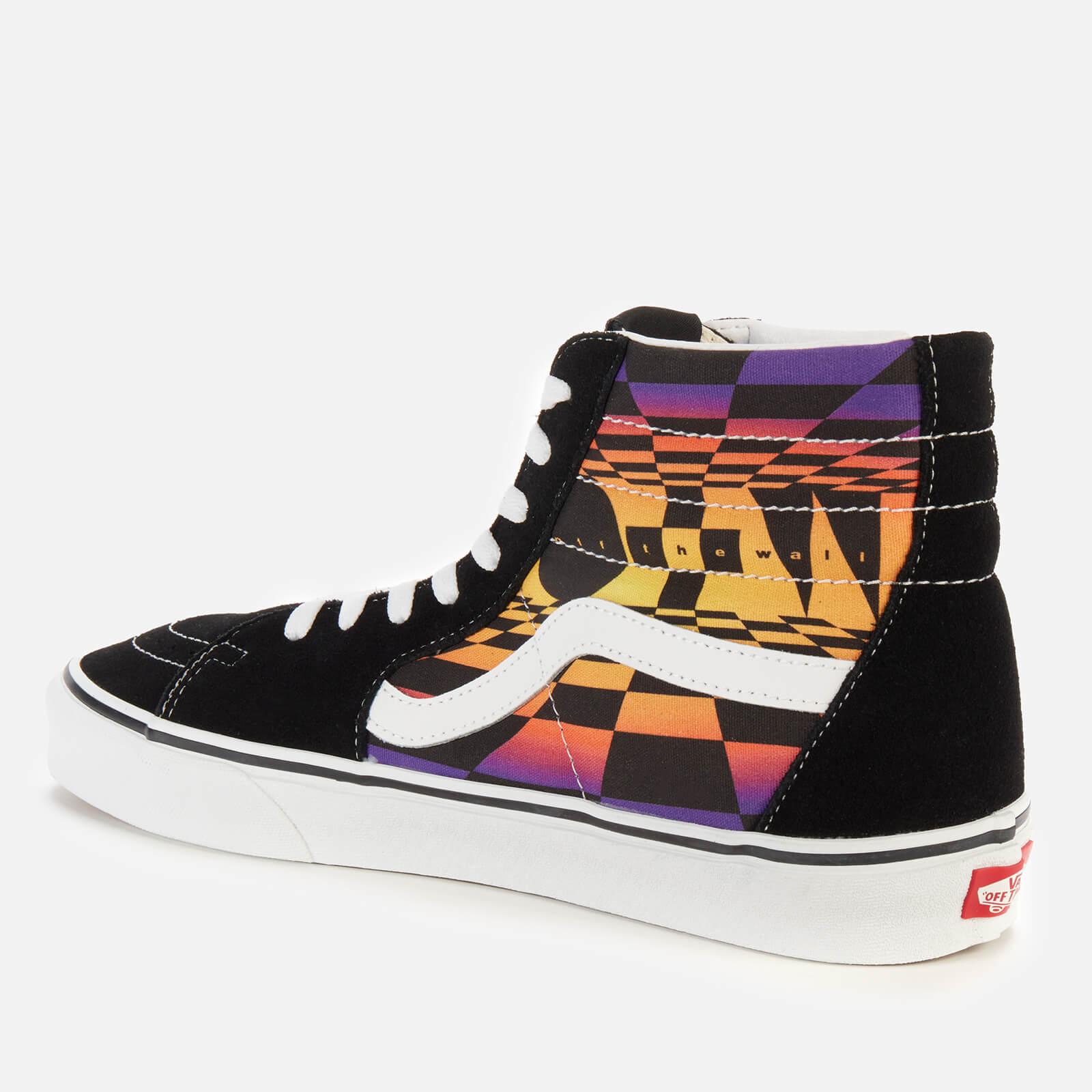 Vans Graphic Check Sk8-hi Trainers in Blue for Men | Lyst