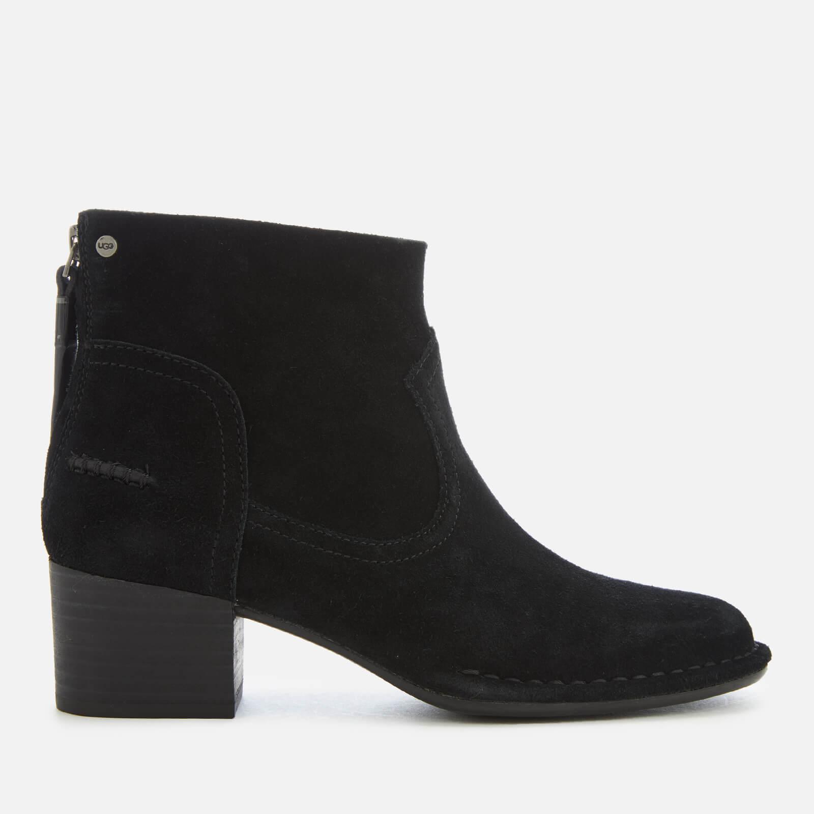 UGG Bandara Suede Ankle Boot in Black | Lyst