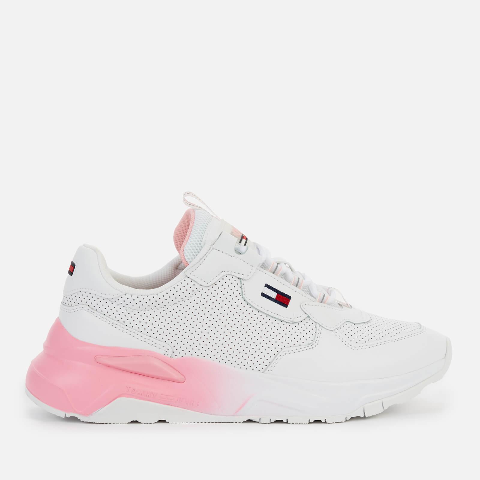 Tommy Hilfiger Chunky Tech Gradient Running Style Trainers in White | Lyst  Canada