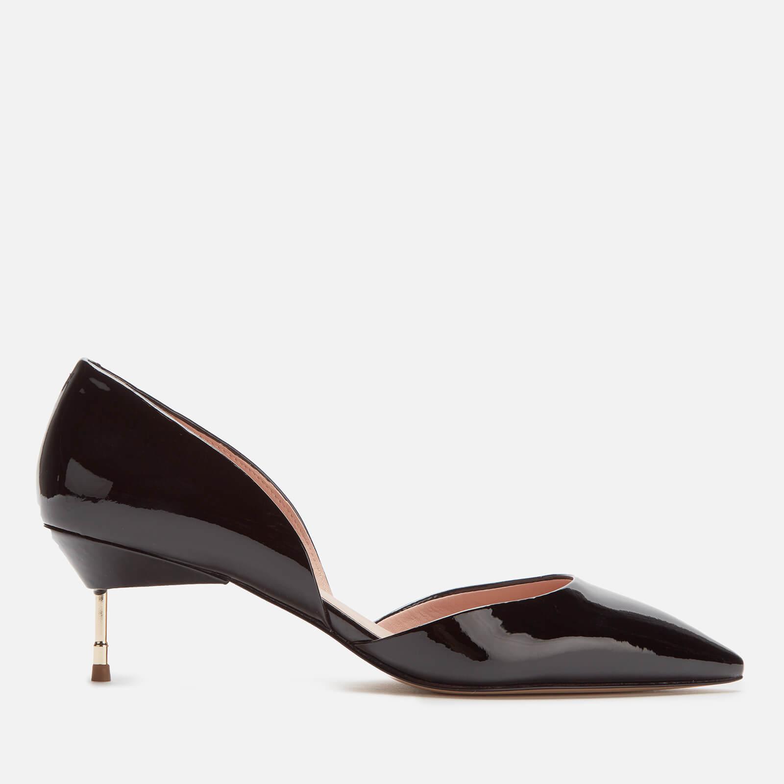 Kurt Geiger Bond 60 Patent Leather Kitten Heels in Black Lyst UK