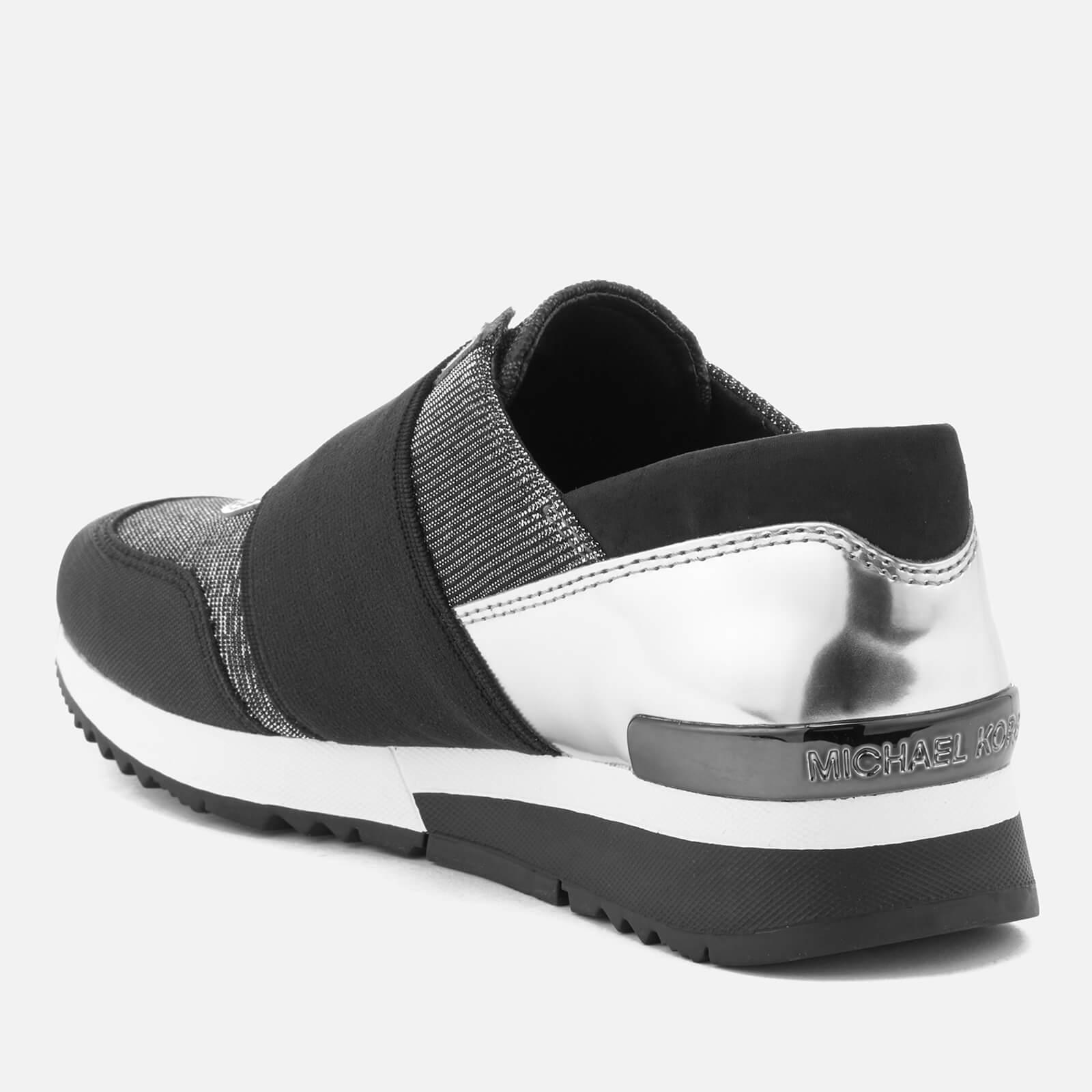 michael kors black trainers ladies