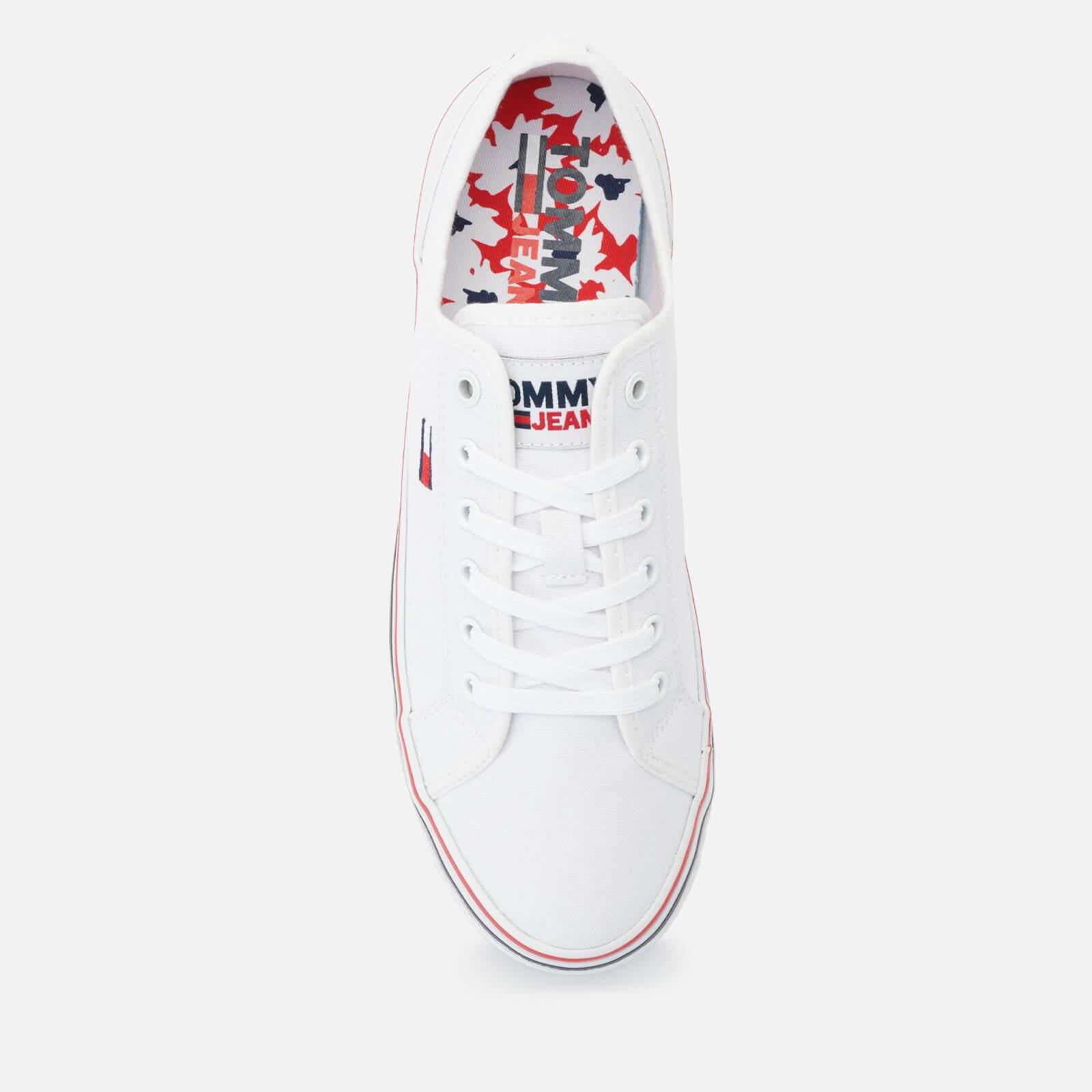 tommy hilfiger vulcanised flatform trainers